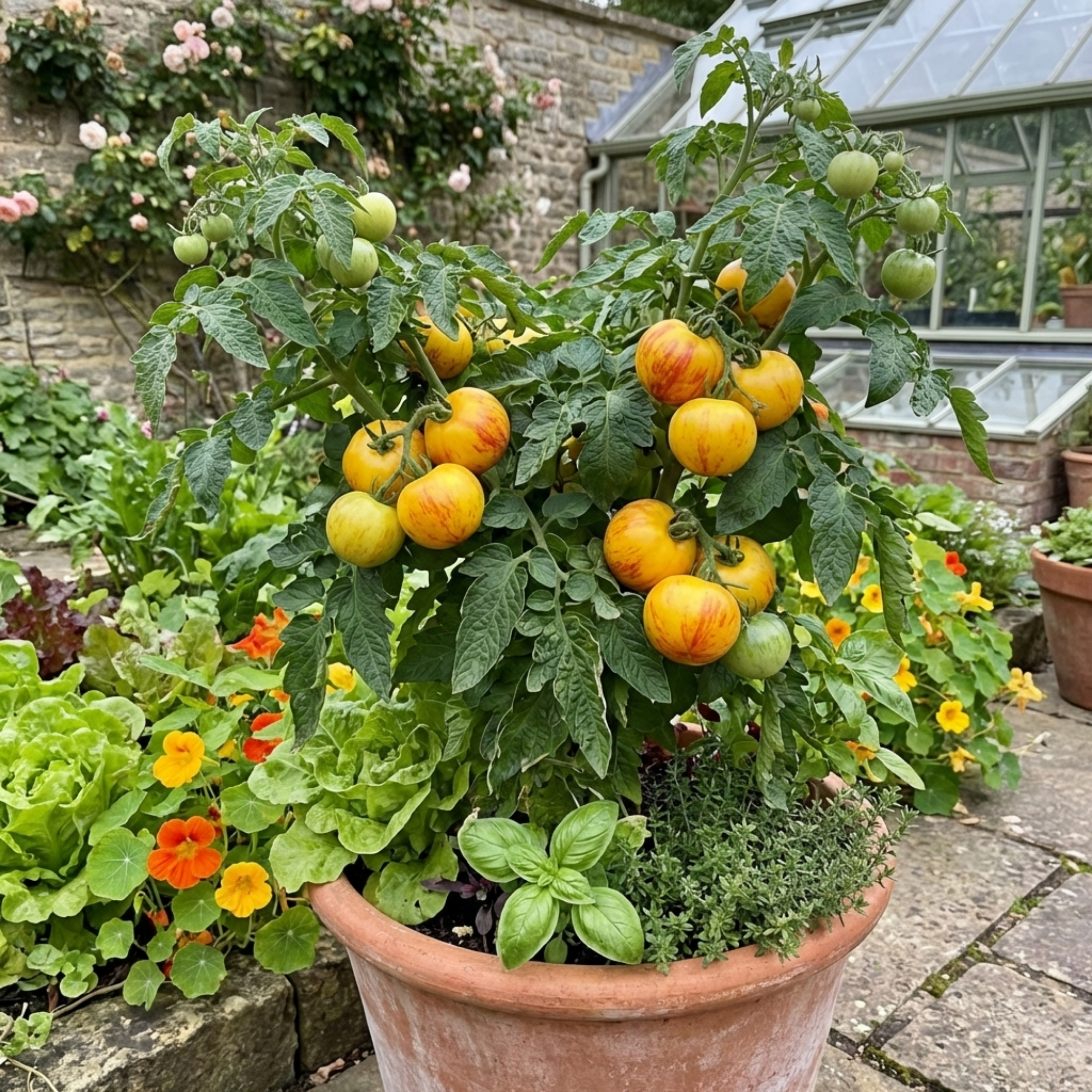 Tomato ‘Buffalosun’ — Fruit Plant / Tender Annual, 10.5cm Pot (Set of 3 or 6)