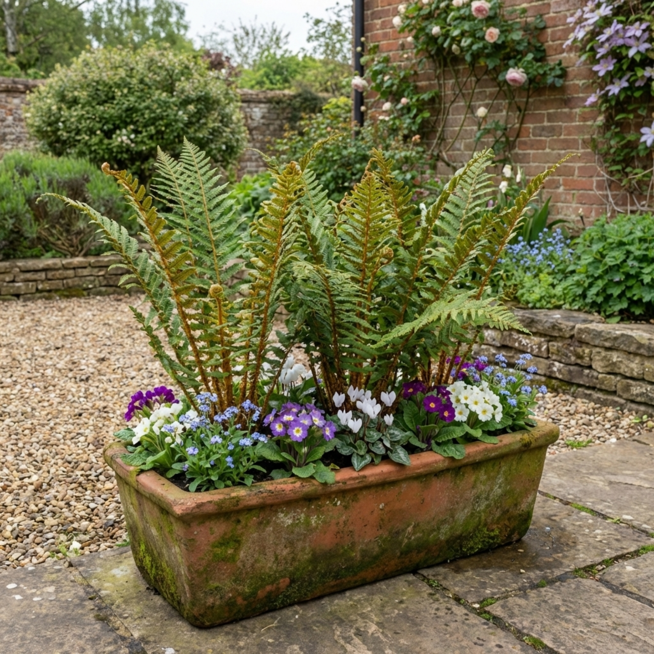 Dryopteris affinis 'Montana' — Male Fern, Hardy Semi-Evergreen, 1L Pot (Set of 3 or 6)