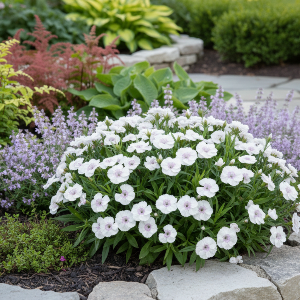 Dianthus ‘Dart White’ — Hardy Perennial, 2L Pot