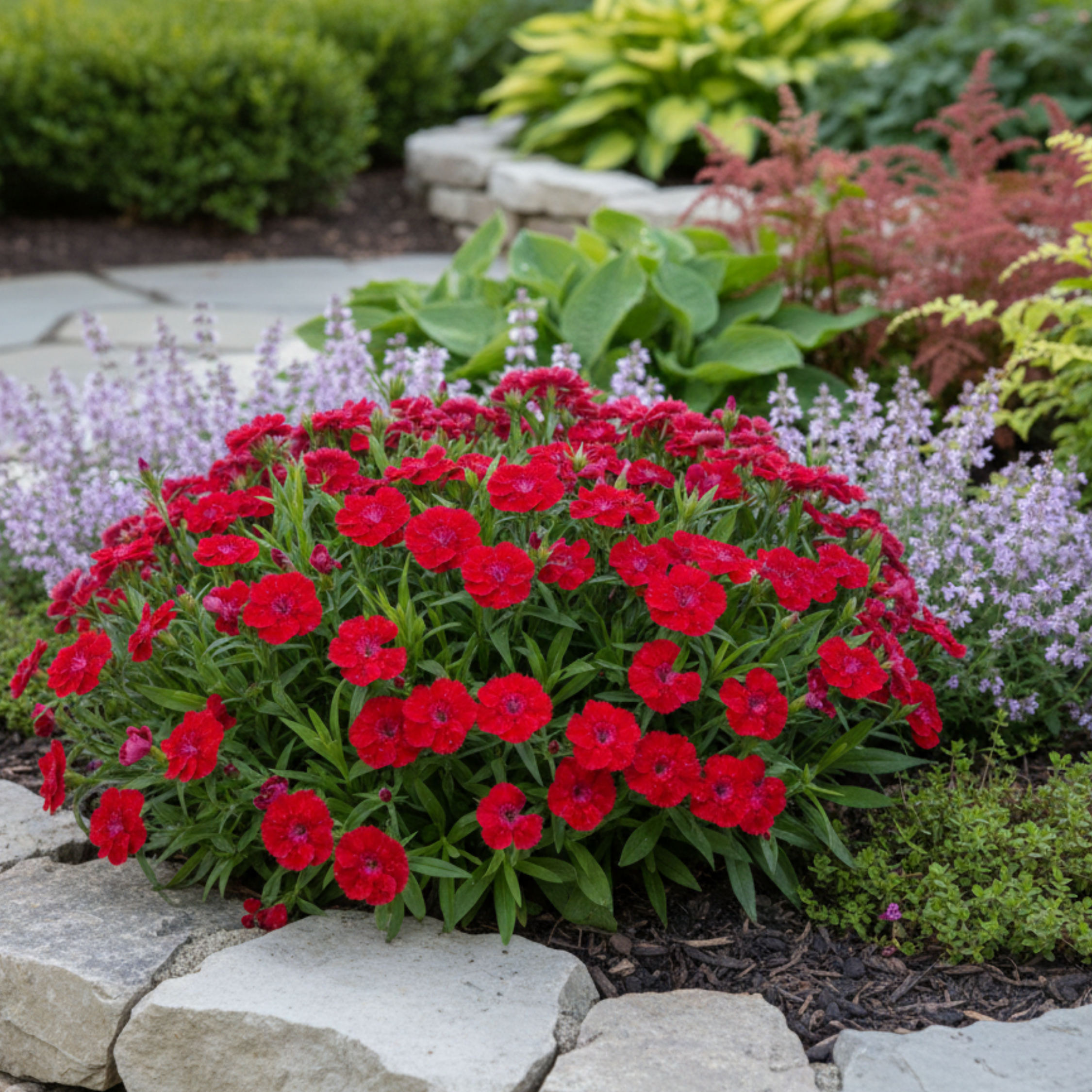 Dianthus ‘Dart Scarlet’ — Hardy Perennial, 2L Pot