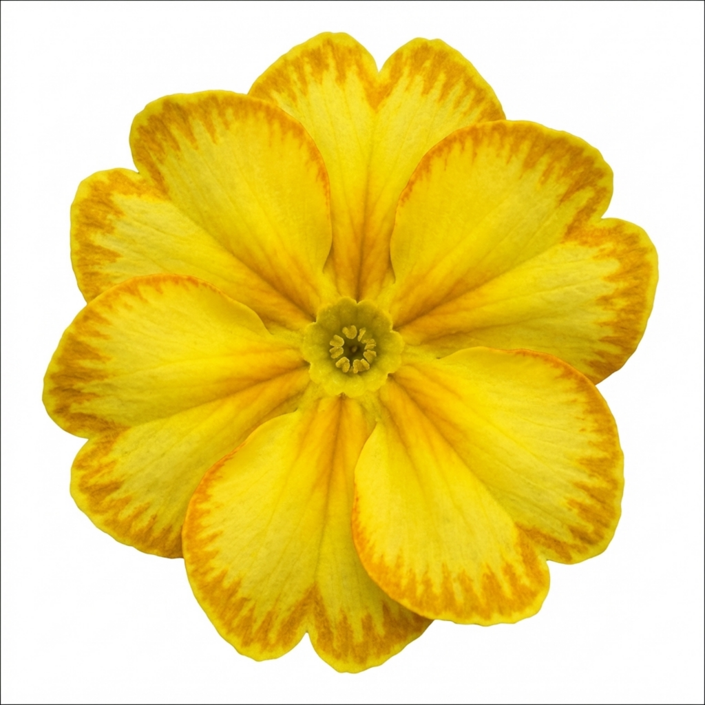 Primula ‘Oakleaf Yellow Picotee’ — Hardy Perennial, Bee-Friendly, 2L Pot