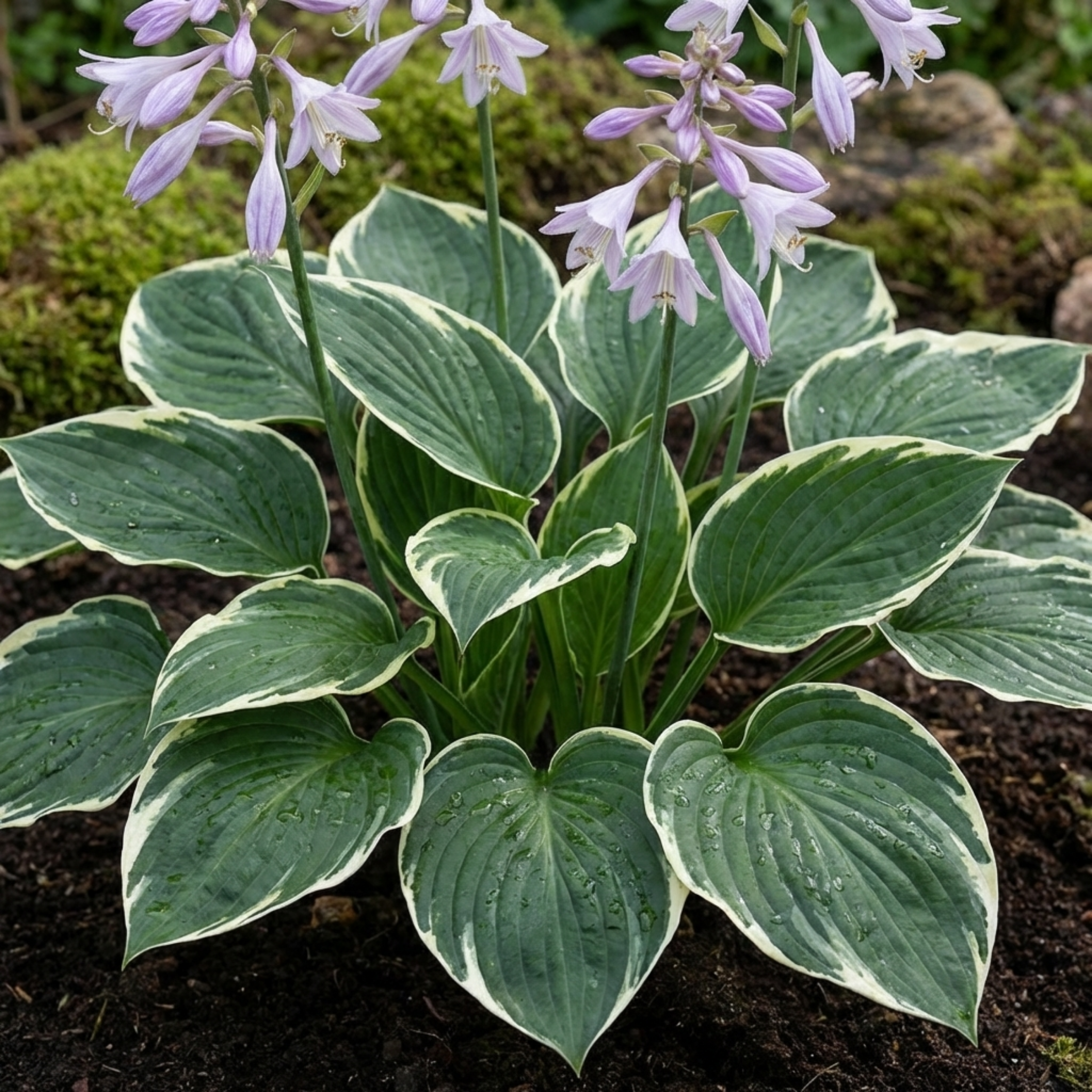 Hosta 'Francee' — Plantain Lily, Hardy Perennial, 1L Pot (Set of 3 or 6)