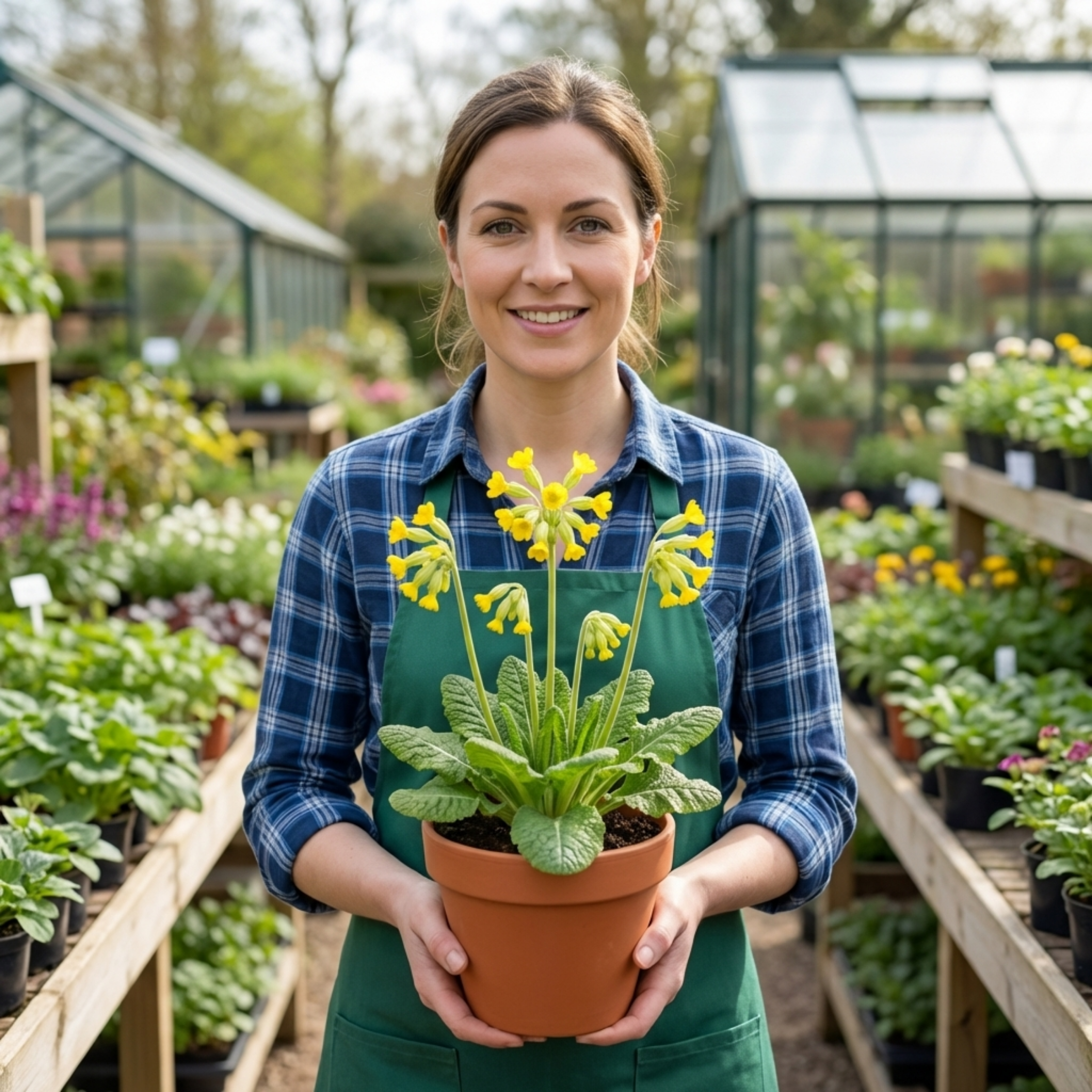 Primula ‘Yellow’ — Hardy Herbaceous Perennial, Bee-Friendly, 1L Pot (Set of 3 or 6)