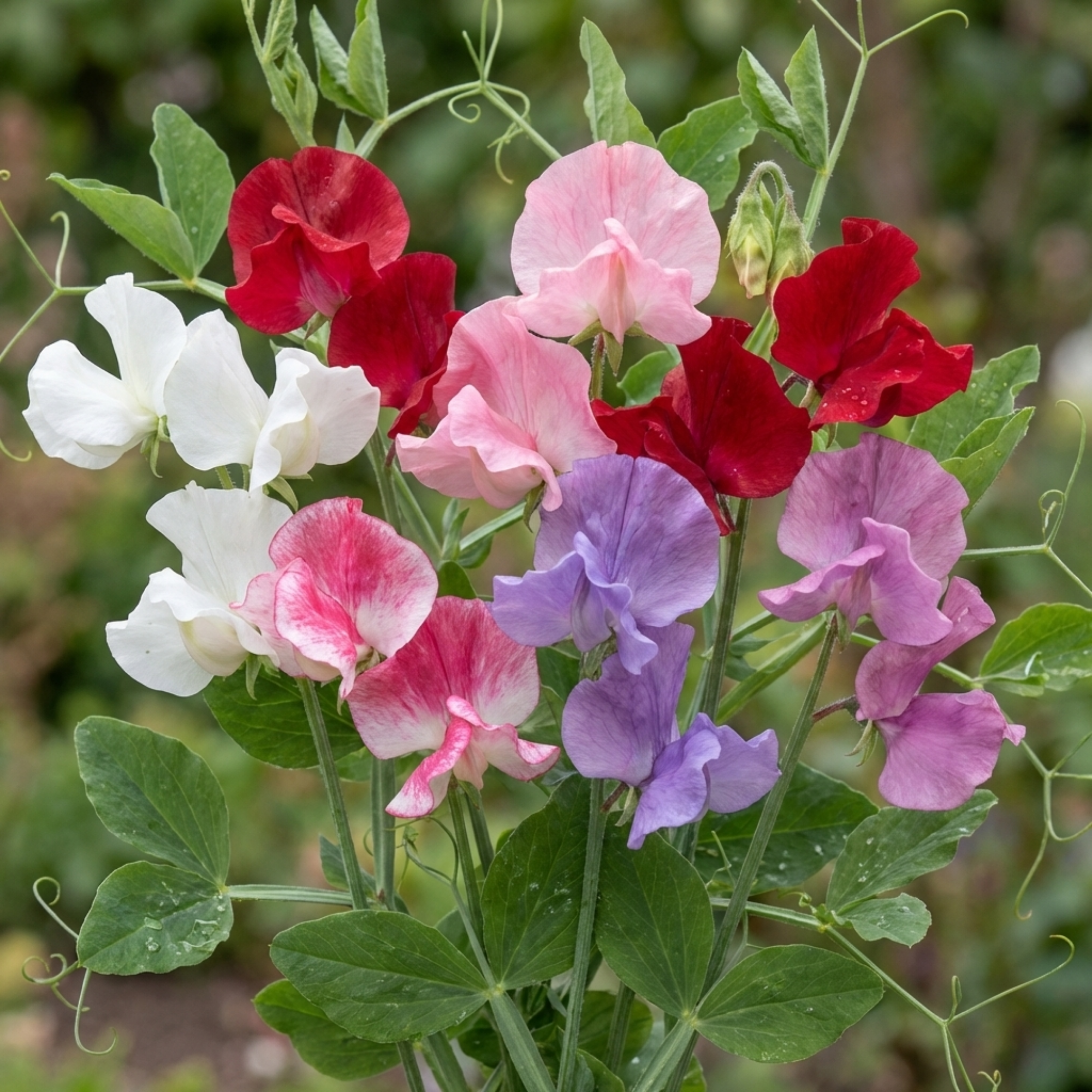 Lathyrus ‘Spencer’ — Hardy Annual Climber, Bee-Friendly, 10.5cm Pot (Set of 3 or 6)