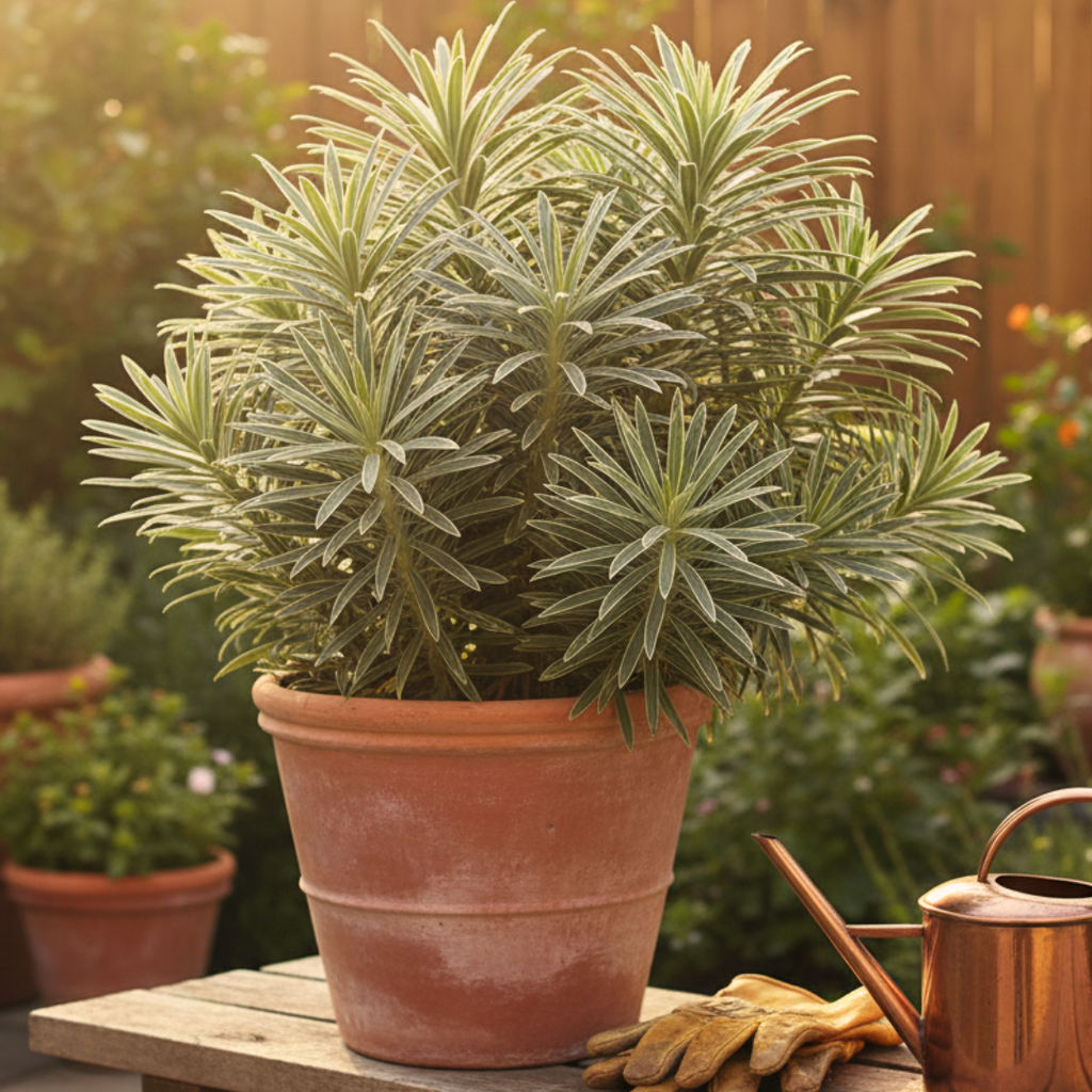 Euphorbia ‘Silver Edge’ — Hardy Shrub, 3L Pot