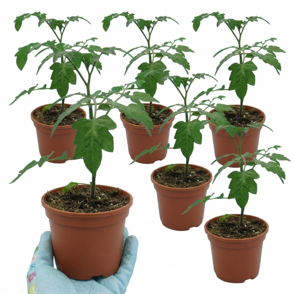 Tomato ‘Buffalosun’ — Fruit Plant / Tender Annual, 10.5cm Pot (Set of 3 or 6)