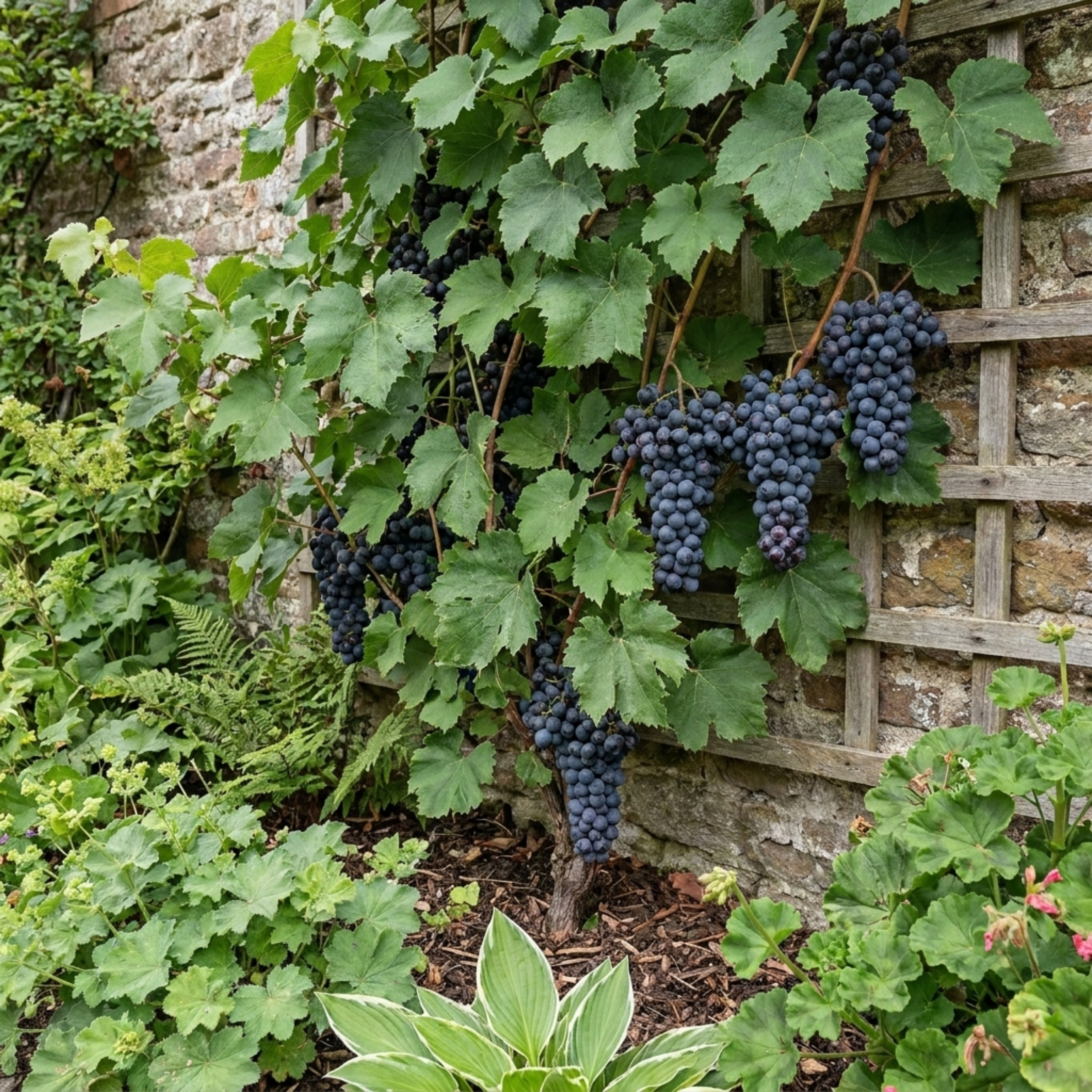Grape ‘Vine’ — Hardy Deciduous Climbing Vine, 3L Pot