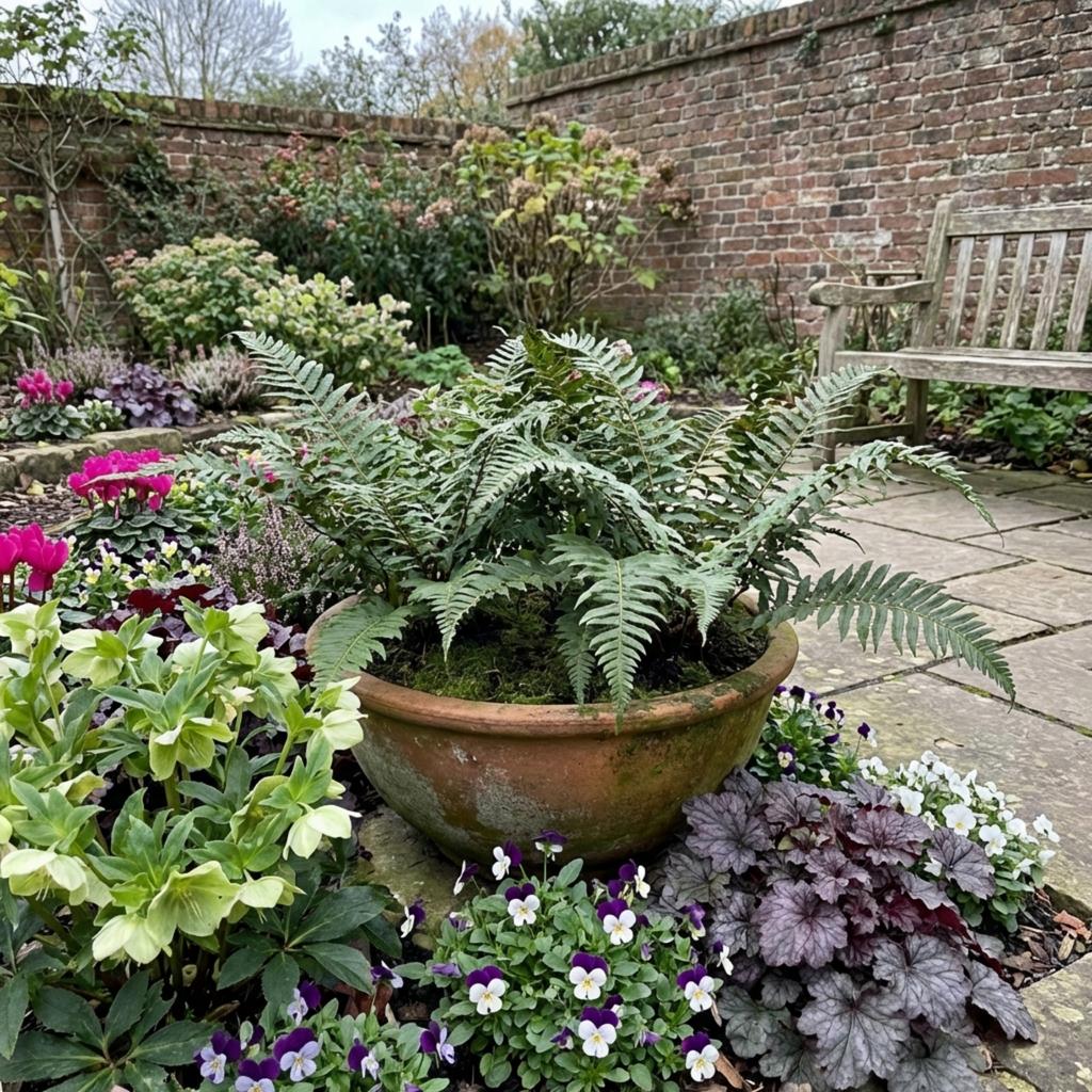 Dryopteris ‘Atrata Wood’ — Hardy Evergreen to Semi-evergreen Perennial Fern, 1L Pot (Set of 3 or 6)