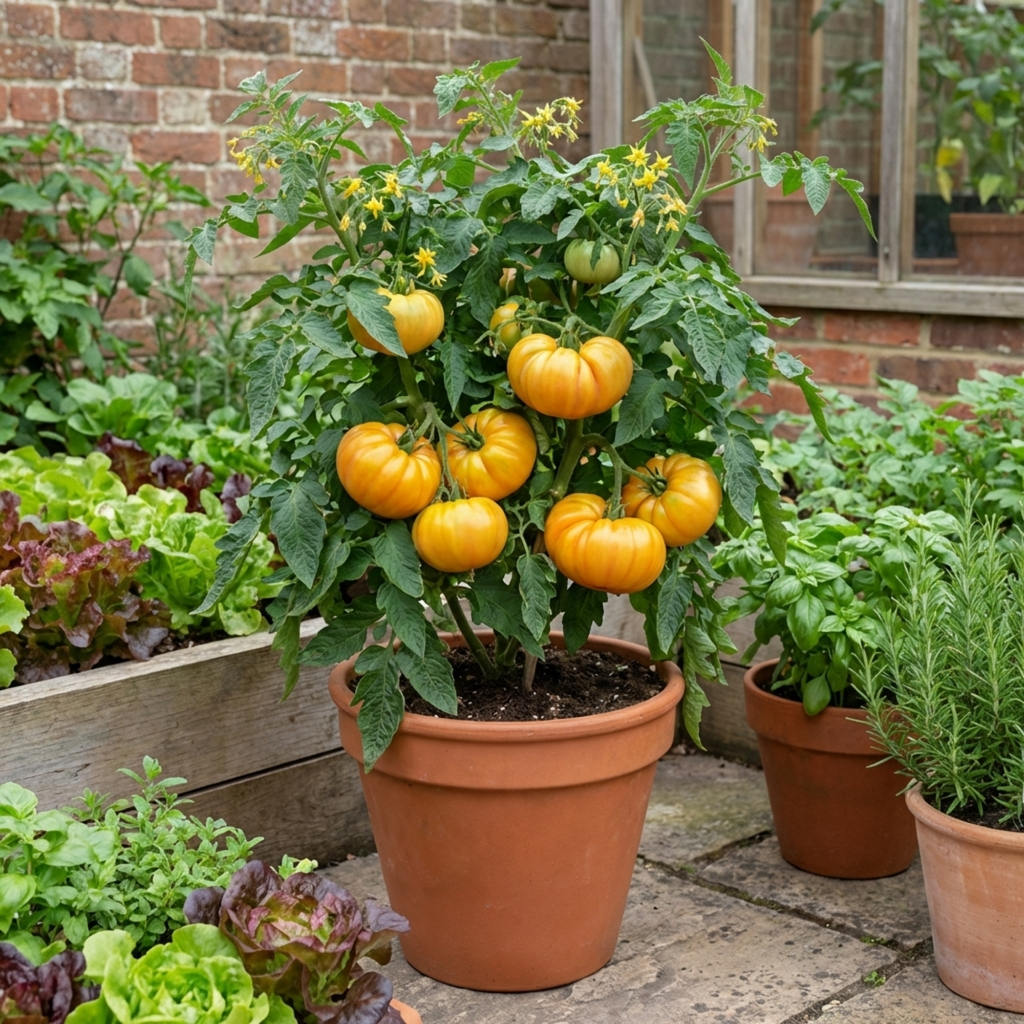 Tomato ‘Buffalosun’ — Fruit Plant / Tender Annual, 10.5cm Pot (Set of 3 or 6)