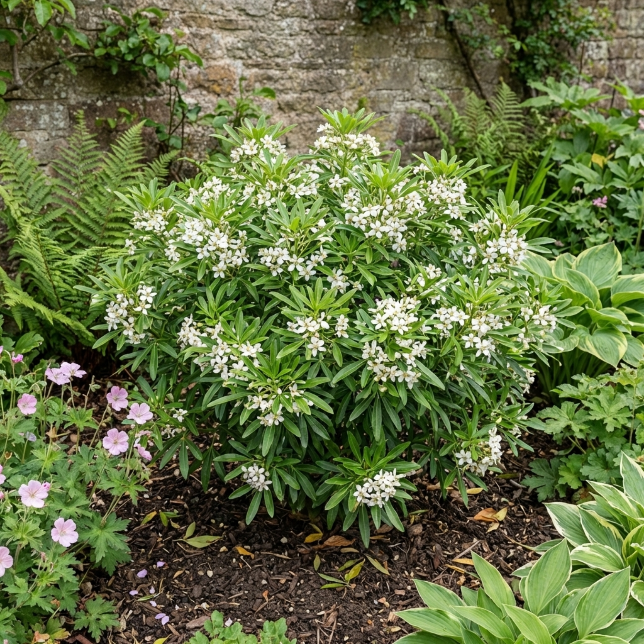Choisya ‘Greenfingers’ — Evergreen Shrub, Bee-Friendly, 19cm Pot