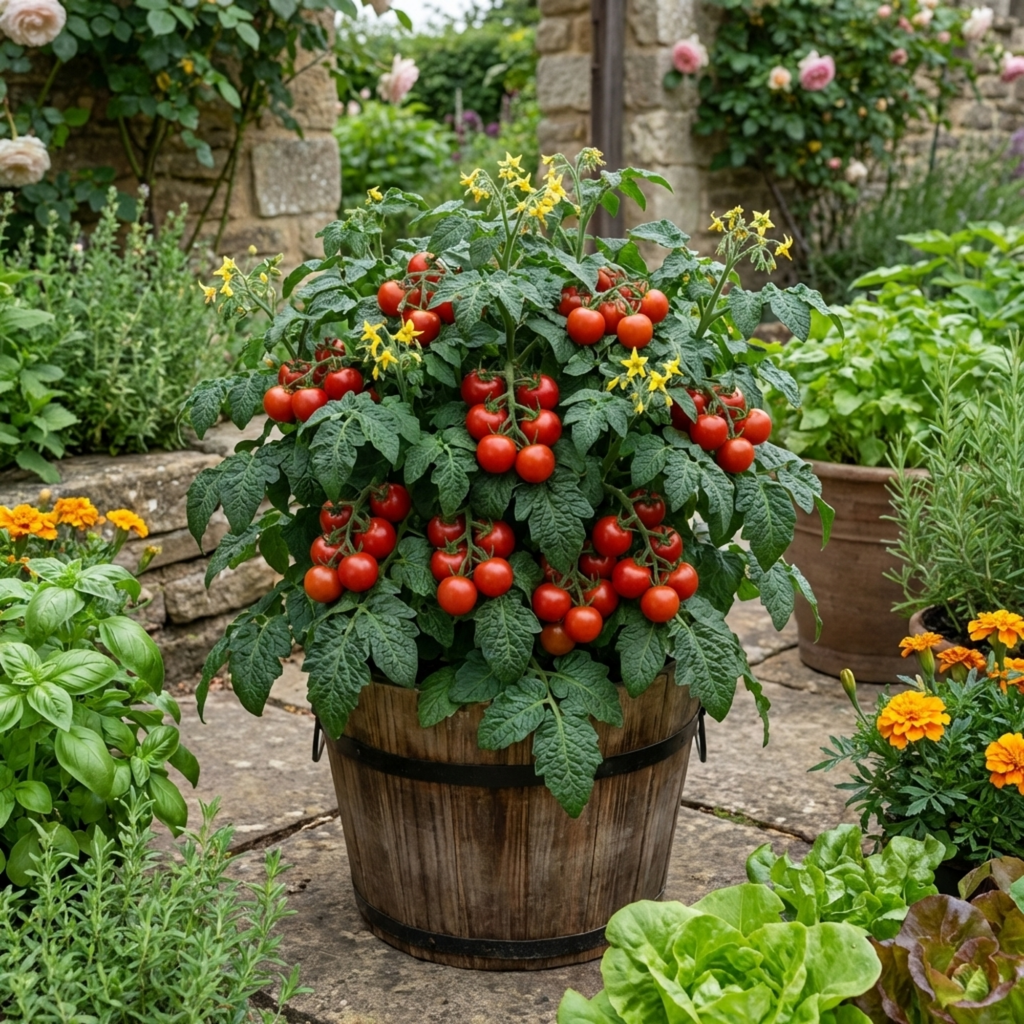 Tomato ‘Veranda Red’ — Fruit Plant / Tender Annual, 10.5cm Pot (Set of 3 or 6)