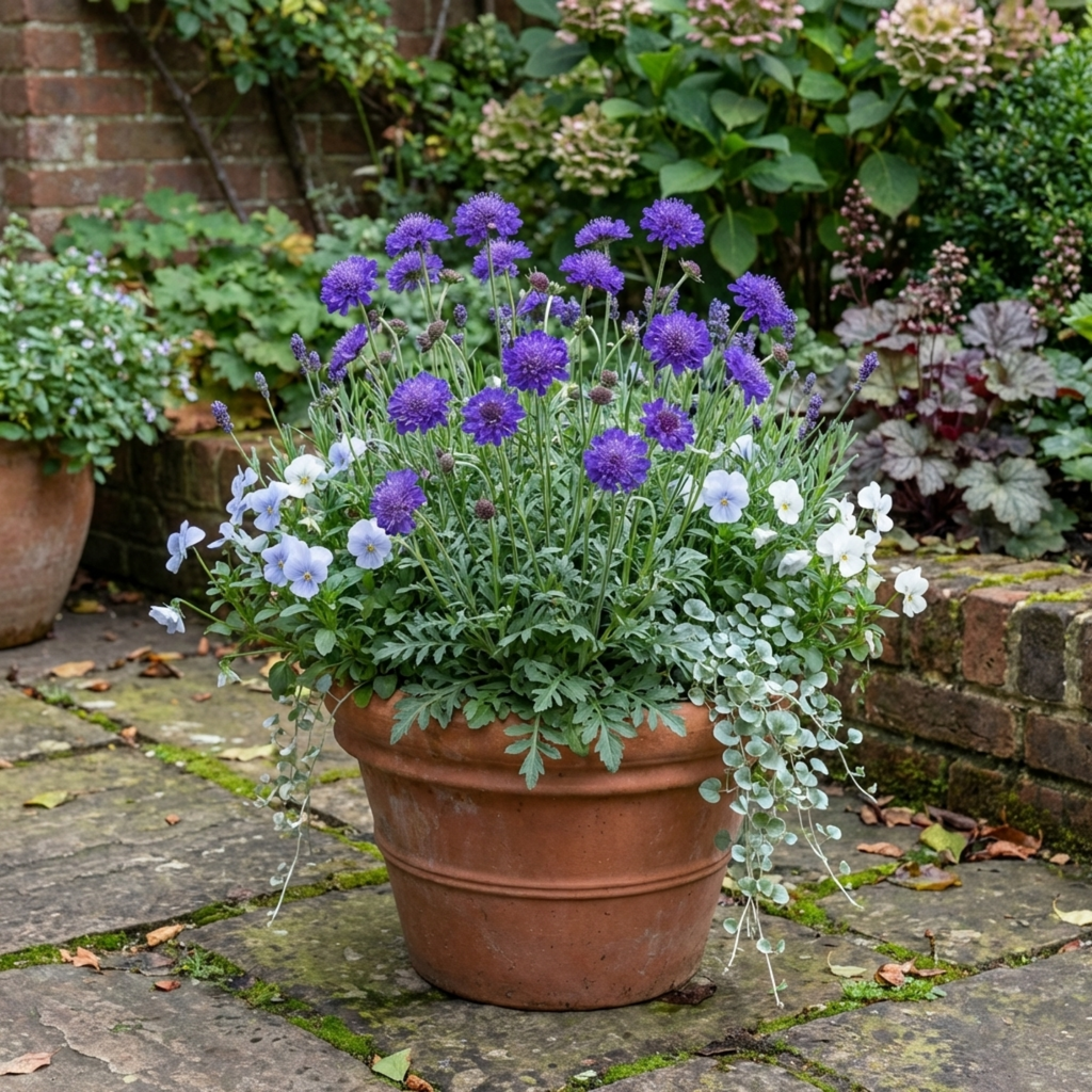 Scabious ‘Blue Note’ — Hardy Perennial, Bee-Friendly, 1L Pot (Set of 3 or 6)