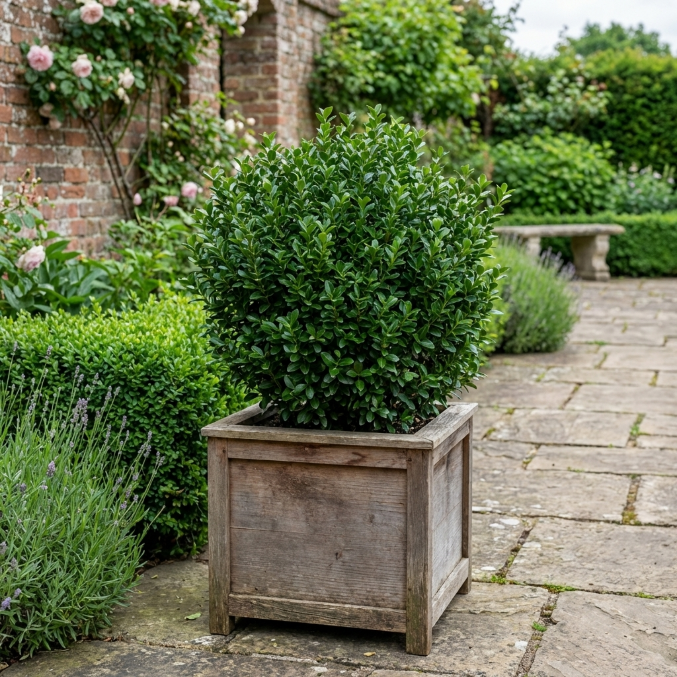Euonymus ‘Microphyllus’ — Evergreen Shrub, 17cm Pot