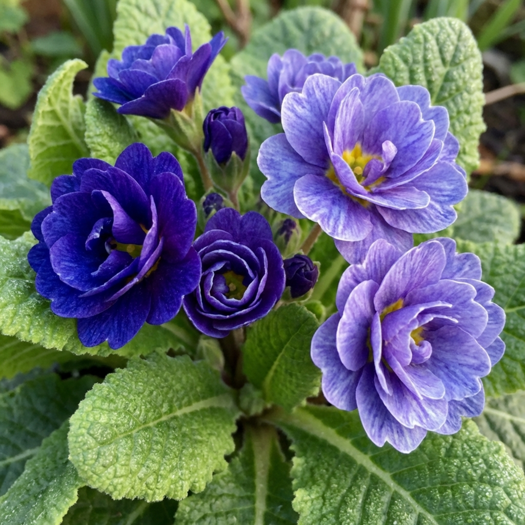 Primula ‘Chameleon Blue’ — Hardy Perennial, Bee-Friendly, 1L Pot (Set of 3 or 6)