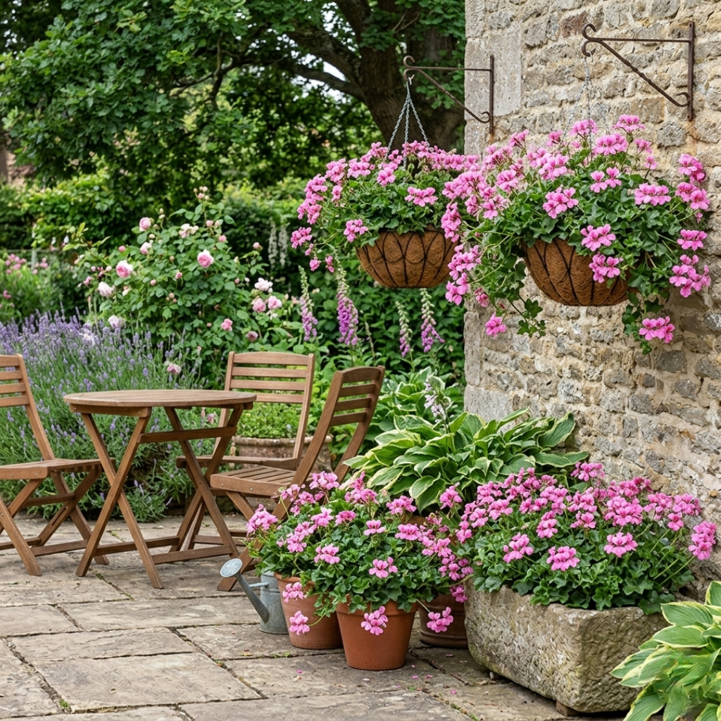 Geranium ‘Tornado Pink’ — Hardy Perennial, 10.5cm Pot (Set of 3 or 6)