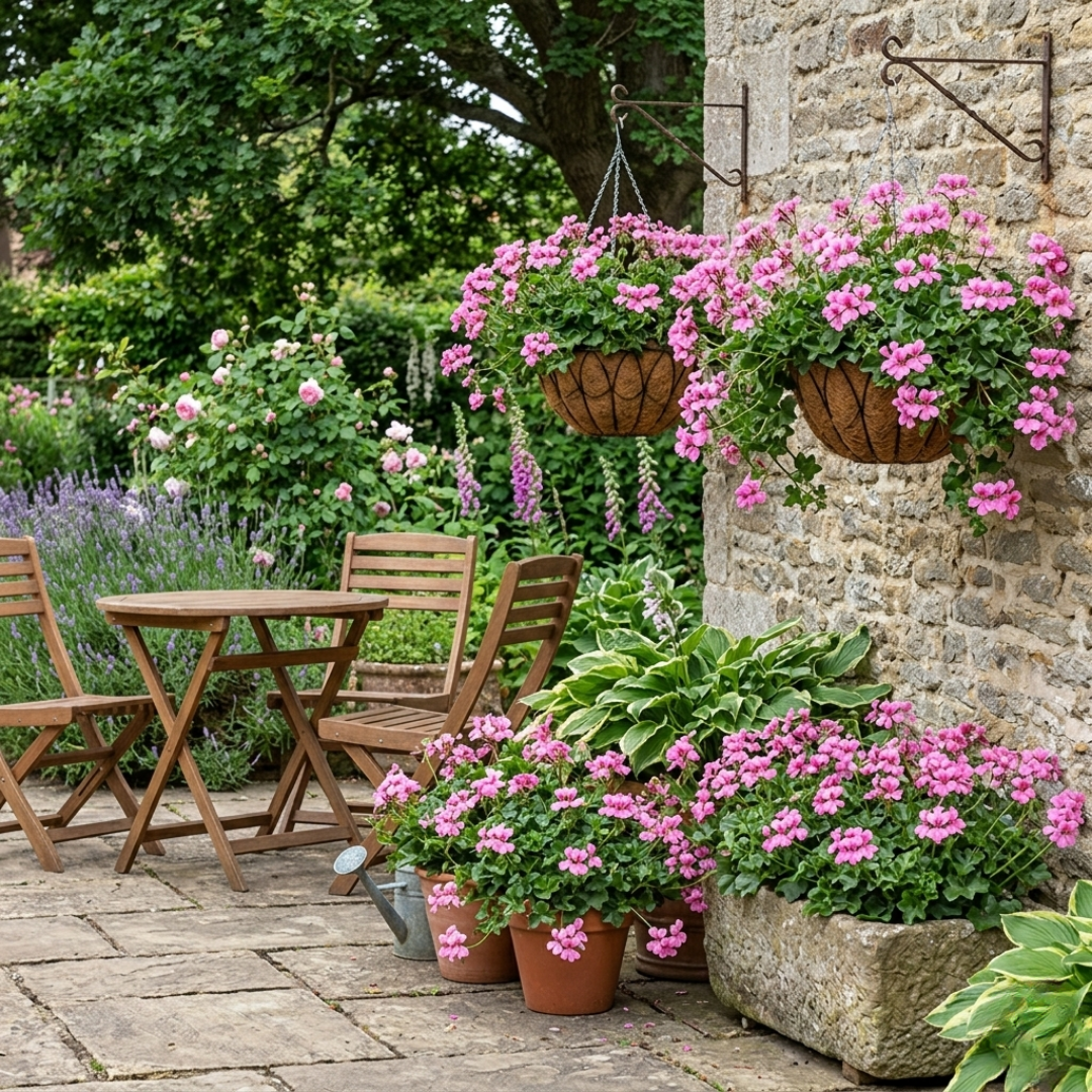 Geranium ‘Tornado Pink’ — Hardy Perennial, 10.5cm Pot (Set of 3 or 6)