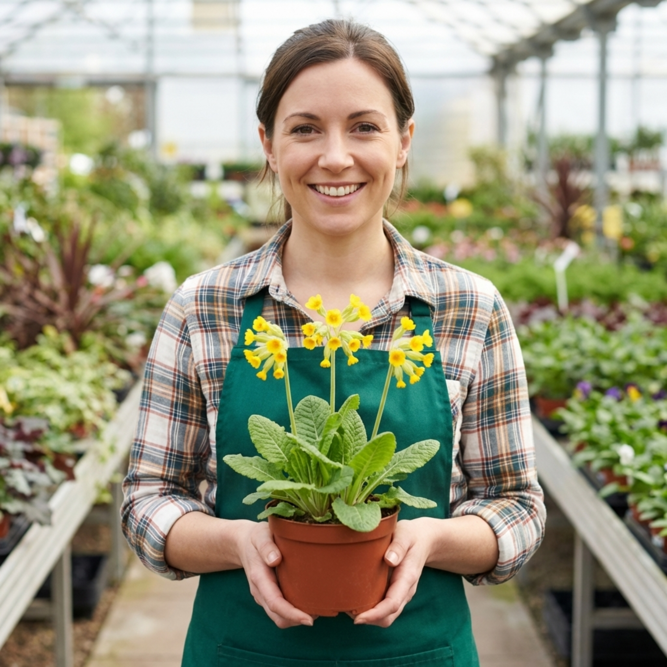 Primula veris 'Pure Yellow' — Cowslip, Hardy Perennial, Bee-Friendly, 1L Pot (Set of 3 or 6)