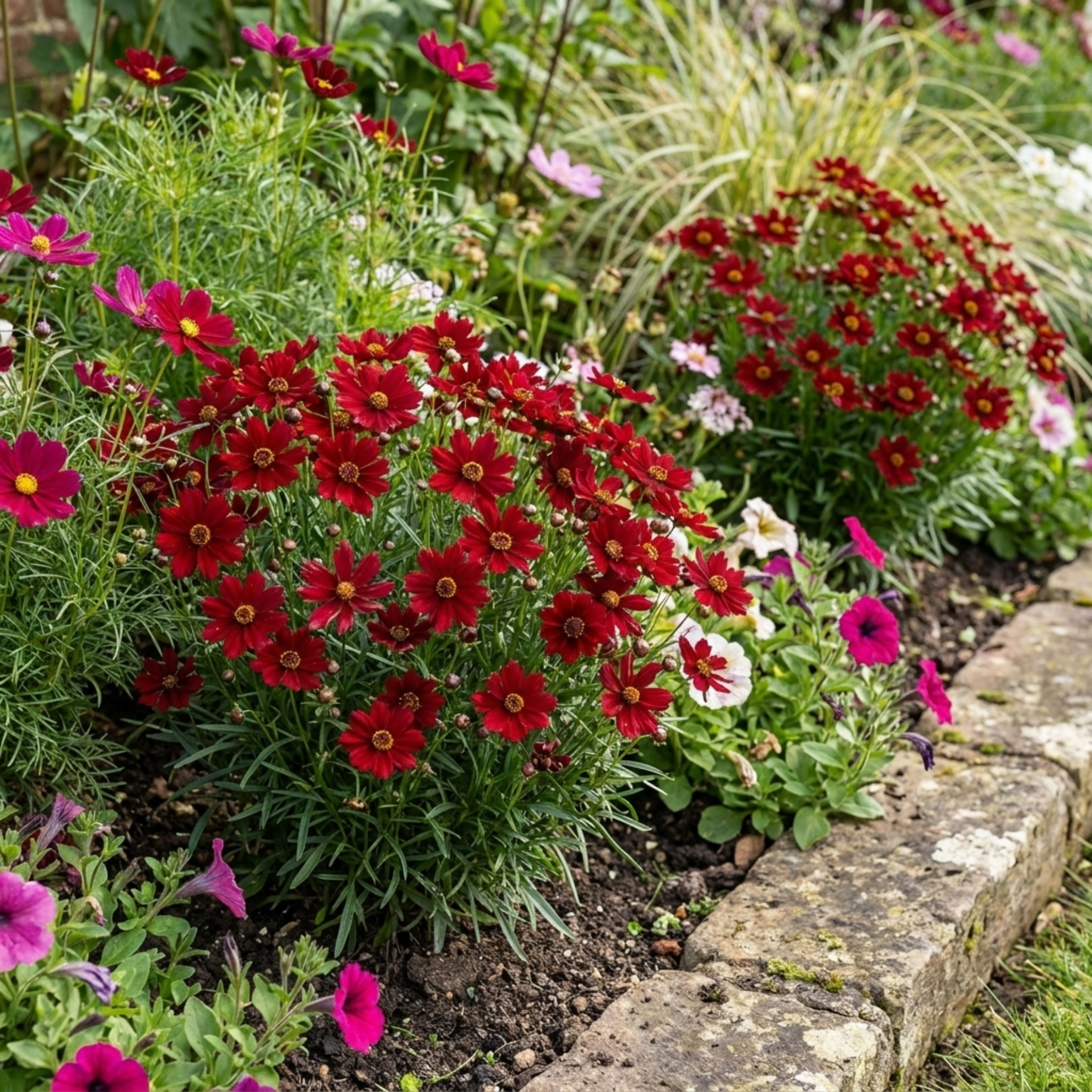 Coreopsis ‘Uptick Red’ — Hardy Perennial, Bee-Friendly, 1L Pot (Set of 3 or 6)