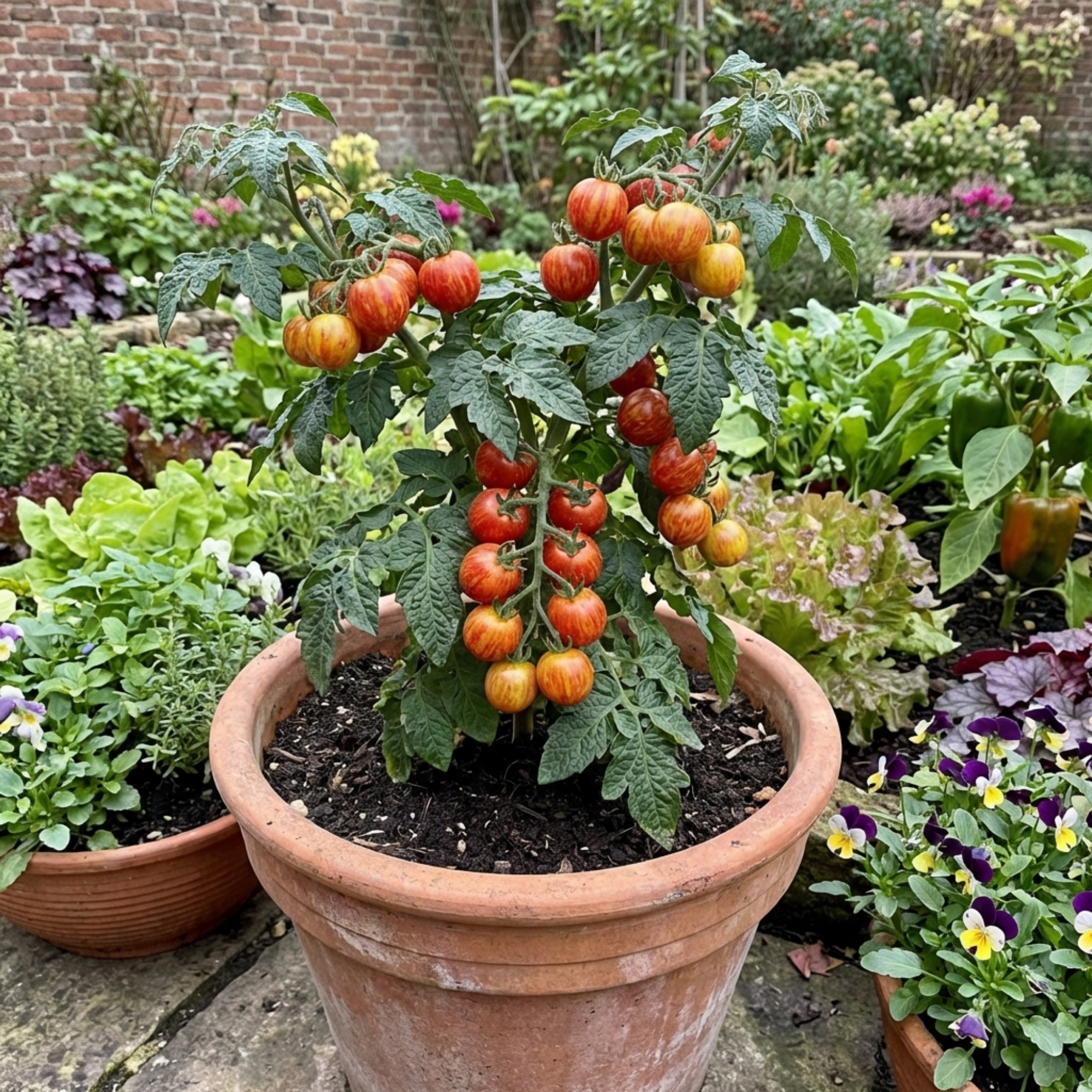 Tomato ‘Ricola Fire’ — Fruit Plant / Tender Annual, 10.5cm Pot (Set of 3 or 6)