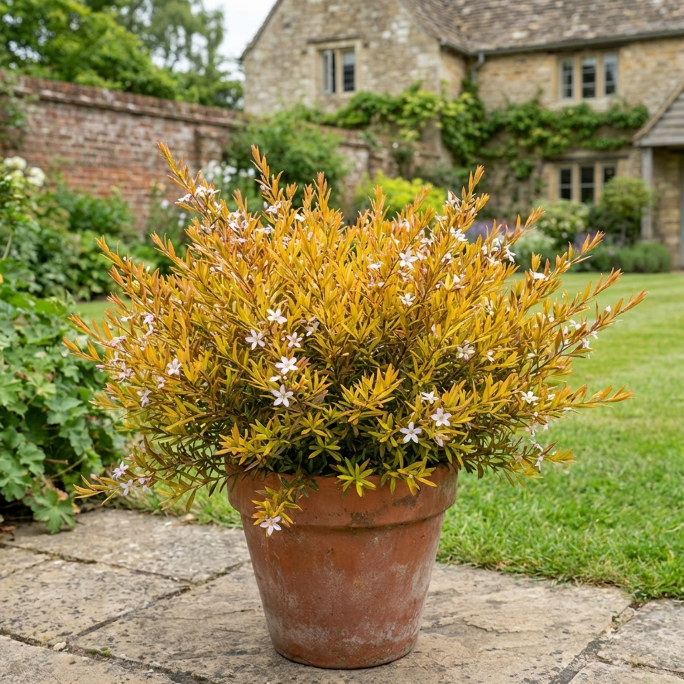 Diosma ‘Sunset Gold’ — Evergreen Shrub, Bee-Friendly, 3L Pot