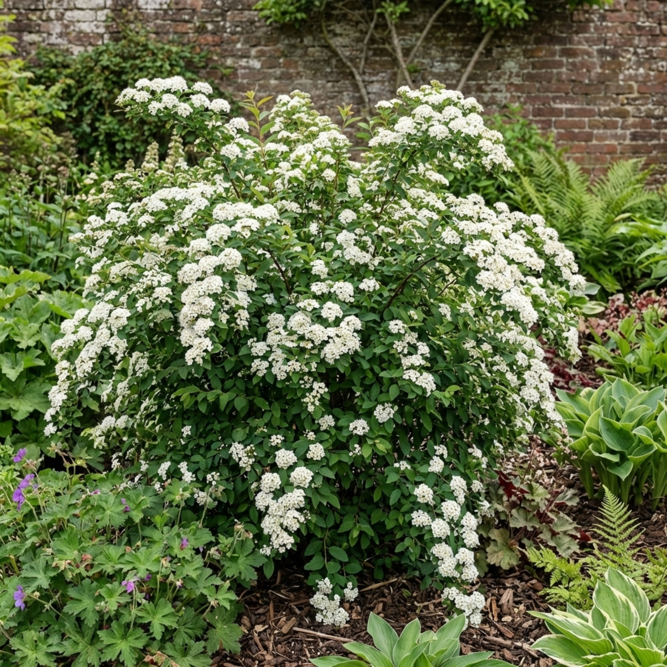Spiraea ‘Snowmound’ — Deciduous Shrub, Bee-Friendly, 2L Pot