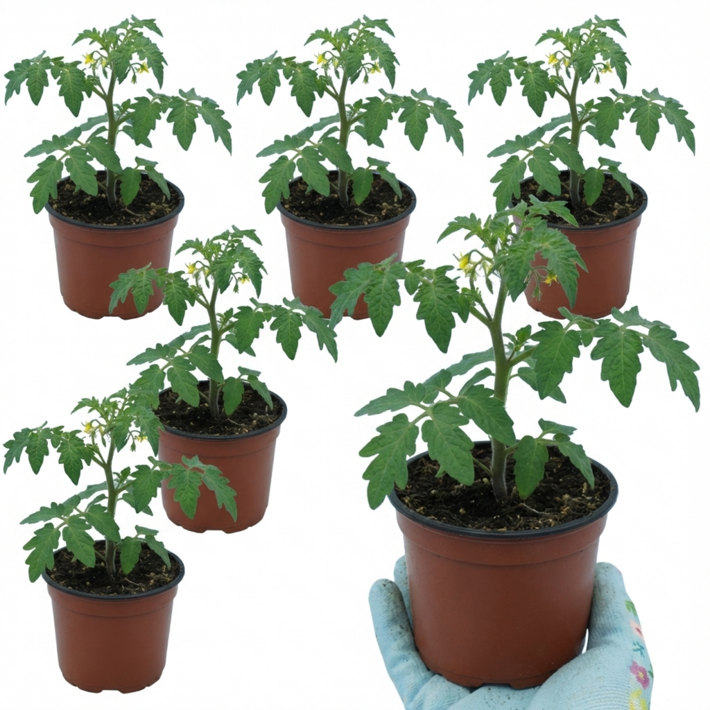 Tomato ‘Gardeners Delight’ — Fruit Plant / Tender Annual, 10.5cm Pot (Set of 3 or 6)