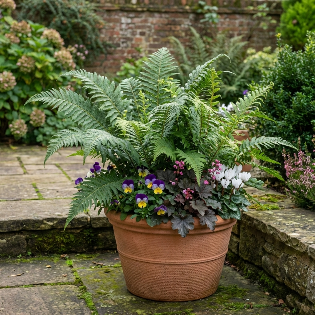 Soft ‘Shield’ — Hardy Evergreen Perennial Fern, 1L Pot
