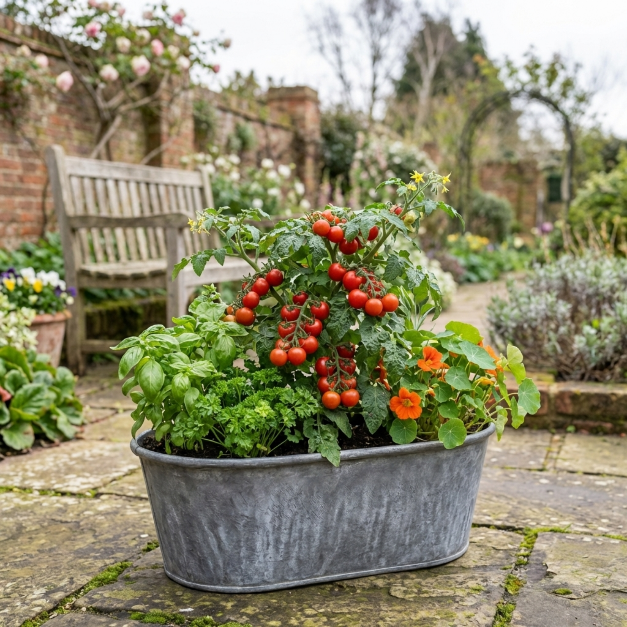 Tomato ‘Veranda Red’ — Fruit Plant / Tender Annual, 10.5cm Pot (Set of 3 or 6)