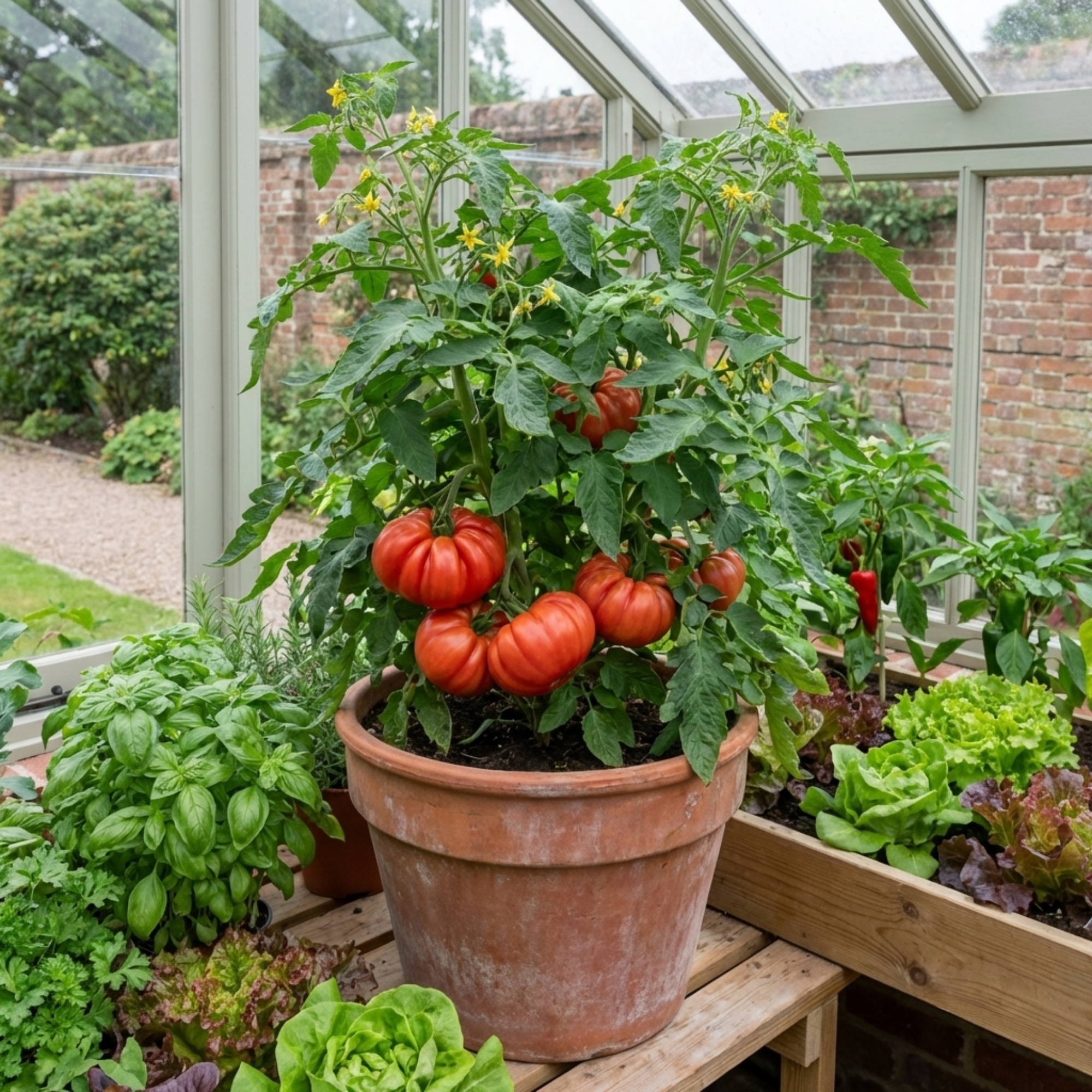 Tomato ‘Supersteak’ — Fruit Plant / Tender Annual, 10.5cm Pot (Set of 3 or 6)