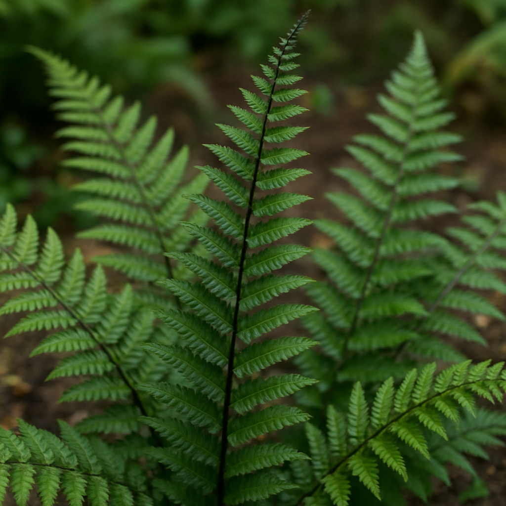 Dryopteris atrata — Wood Fern, Hardy Evergreen, 2L Pot
