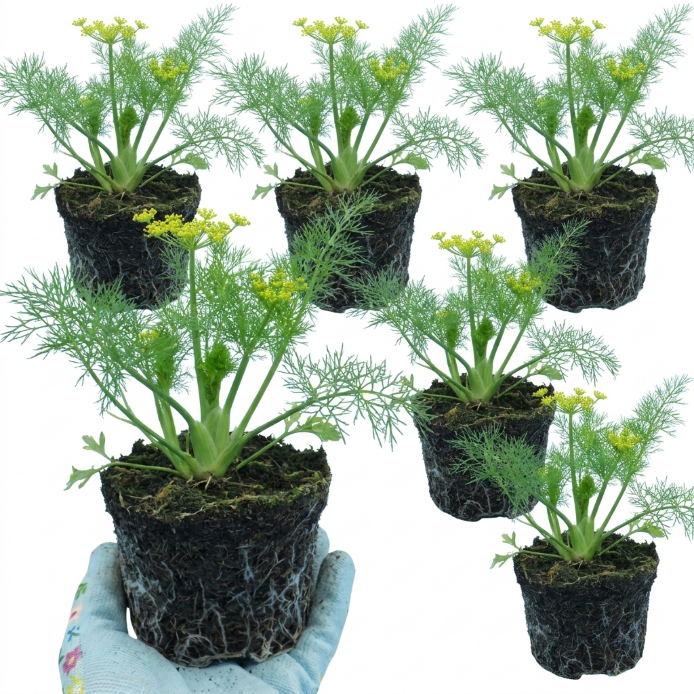 Fennel — Hardy Perennial Herb, Bee-Friendly, 1L Pot (Set of 3 or 6)