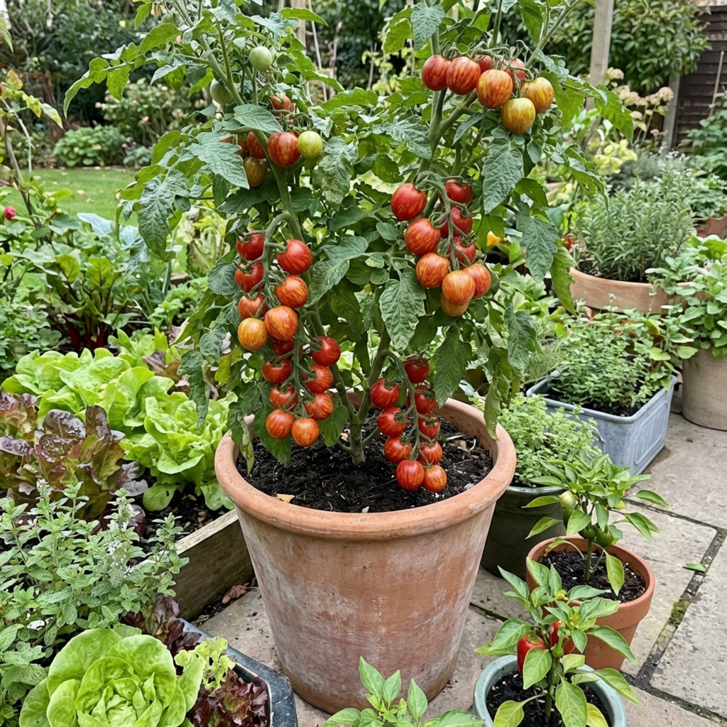 Tomato ‘Ricola Fire’ — Fruit Plant / Tender Annual, 10.5cm Pot (Set of 3 or 6)