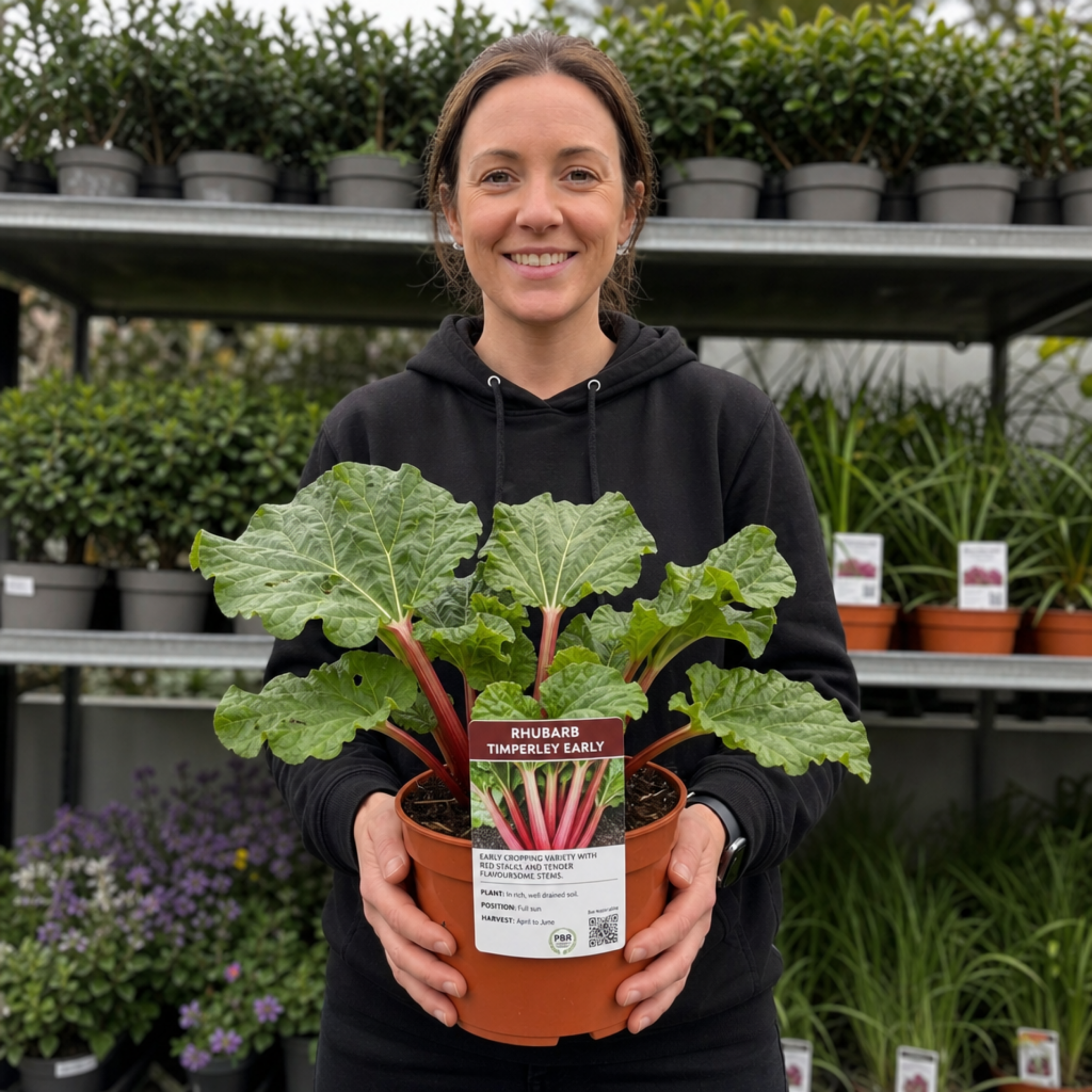 Rhubarb ‘Timperley Early’ — Hardy Perennial, 2L Pot