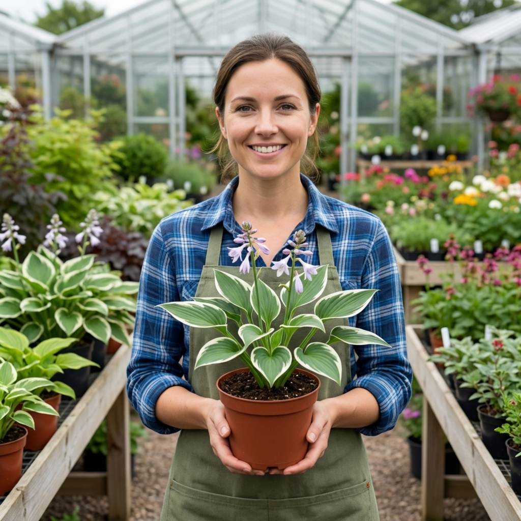 Hosta 'Francee' — Plantain Lily, Hardy Perennial, 1L Pot (Set of 3 or 6)