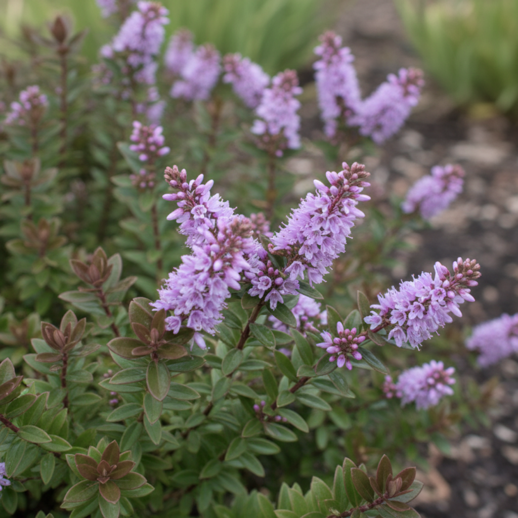 Hebe ‘Mrs Winder’ — Hardy Shrub, 2L Pot