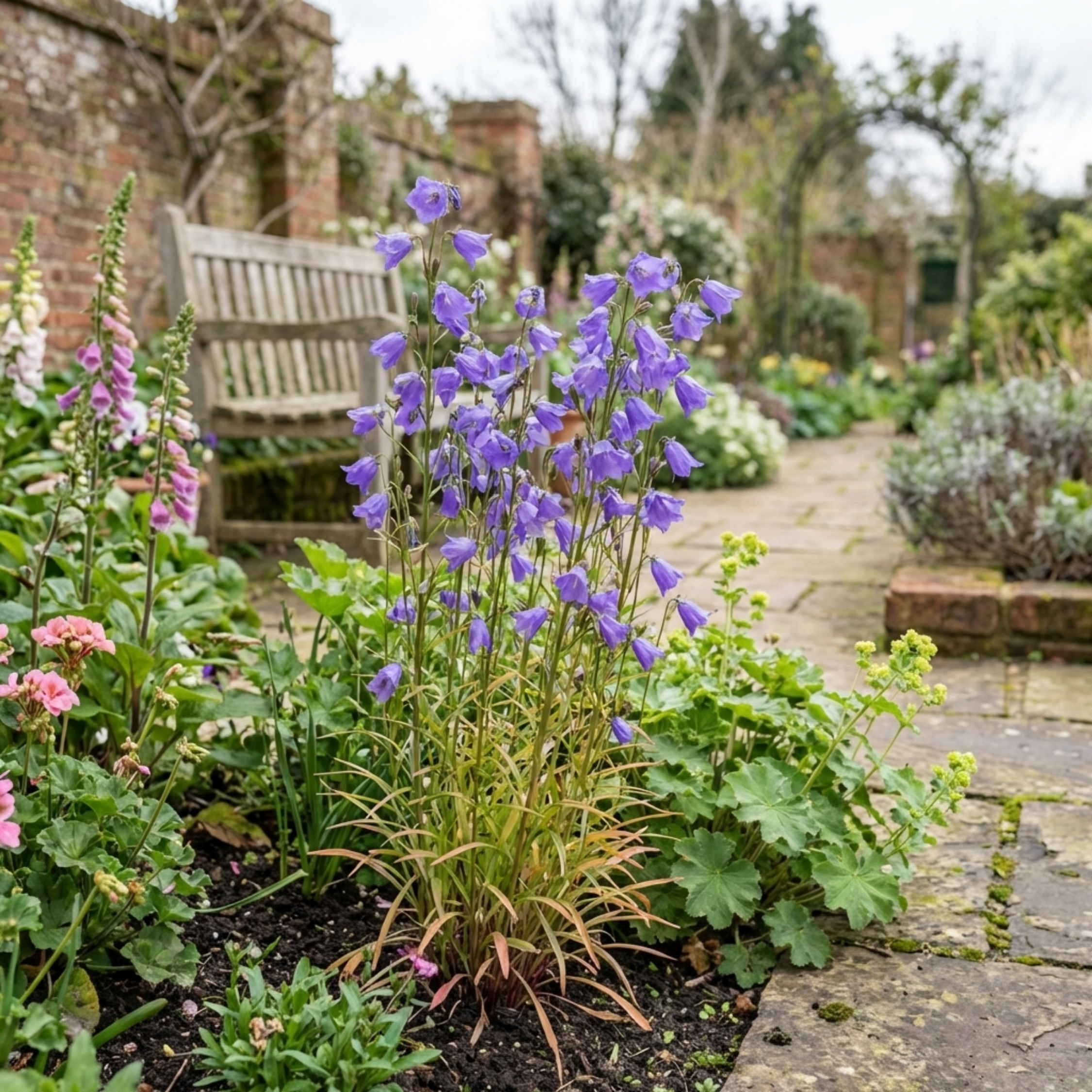 Campanula ‘Persicifolia Caerulea’ — Herbaceous Perennial, Bee-Friendly, 1L Pot