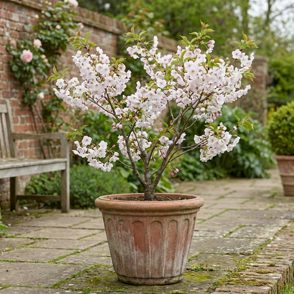 Prunus ‘Kojo No Mai Flowering Hedging’ — Deciduous Shrub / Small Tree, Bee-Friendly, 3L Pot