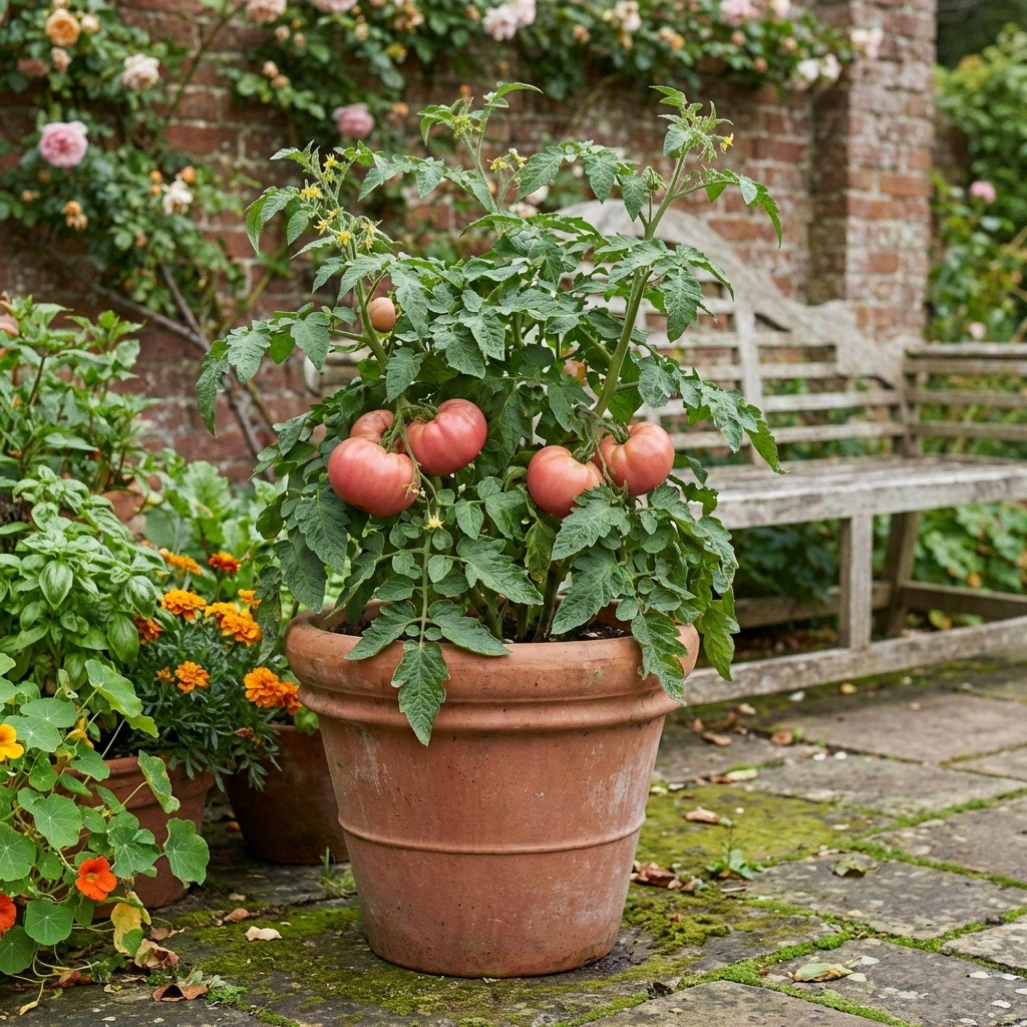 Tomato ‘Brandy Boy’ — Fruit Plant / Tender Annual, 10.5cm Pot (Set of 3 or 6)