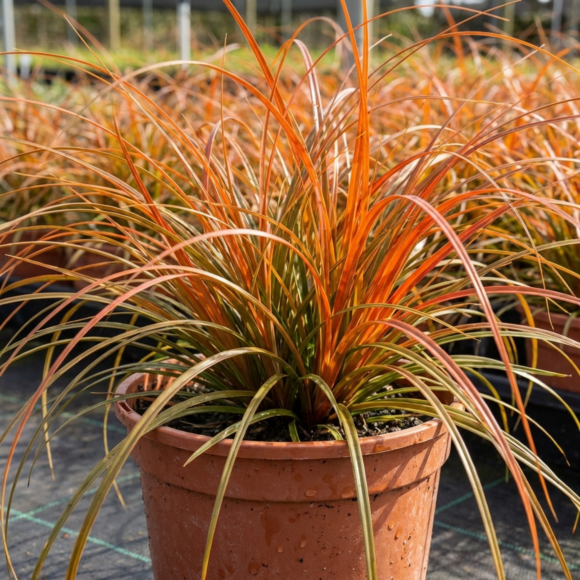 Carex ‘Prairie Fire’ — Evergreen Perennial Grass (sedge), 2L Pot