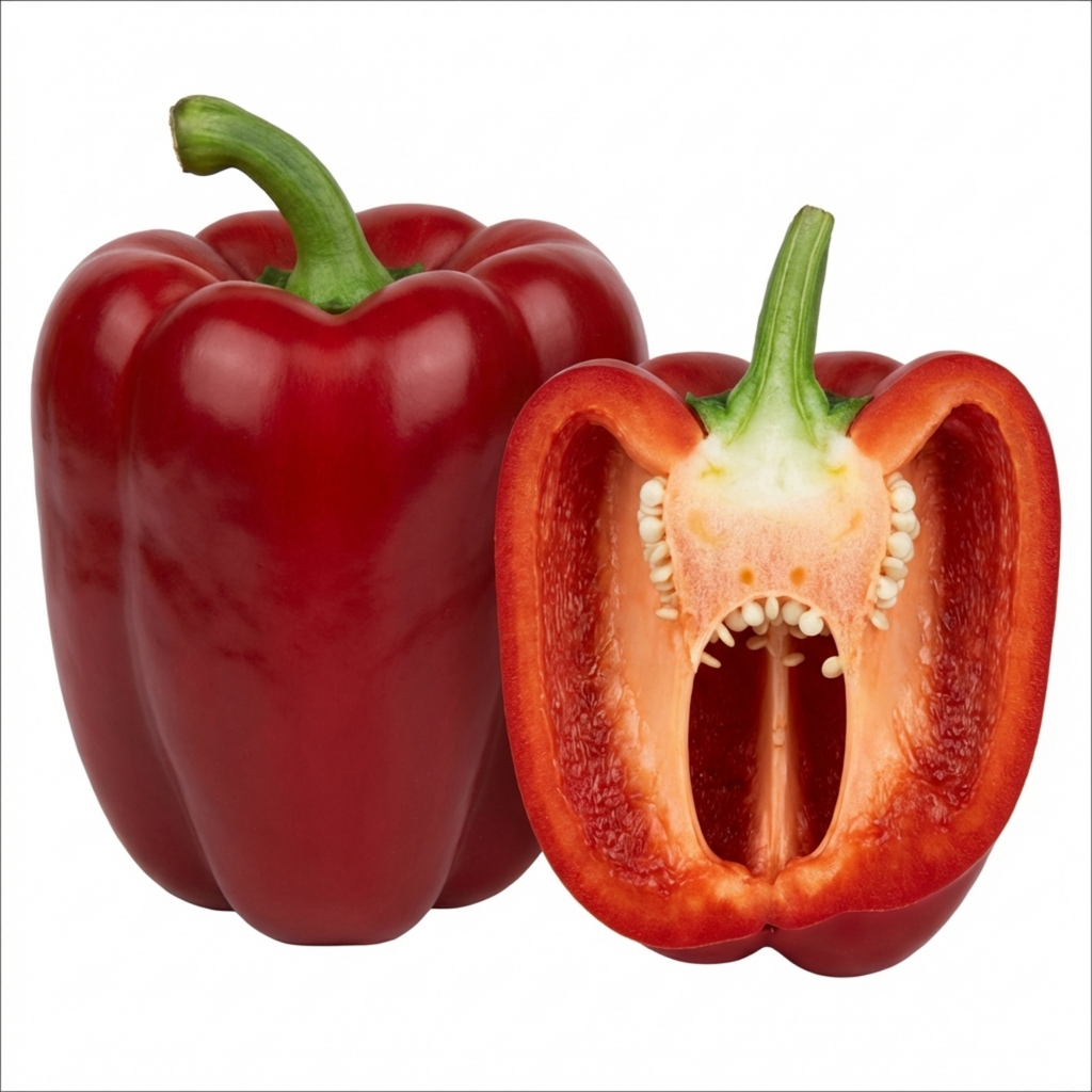 Sweet Pepper 'Red King' — Edible Annual, 10.5cm Pot (Set of 6)