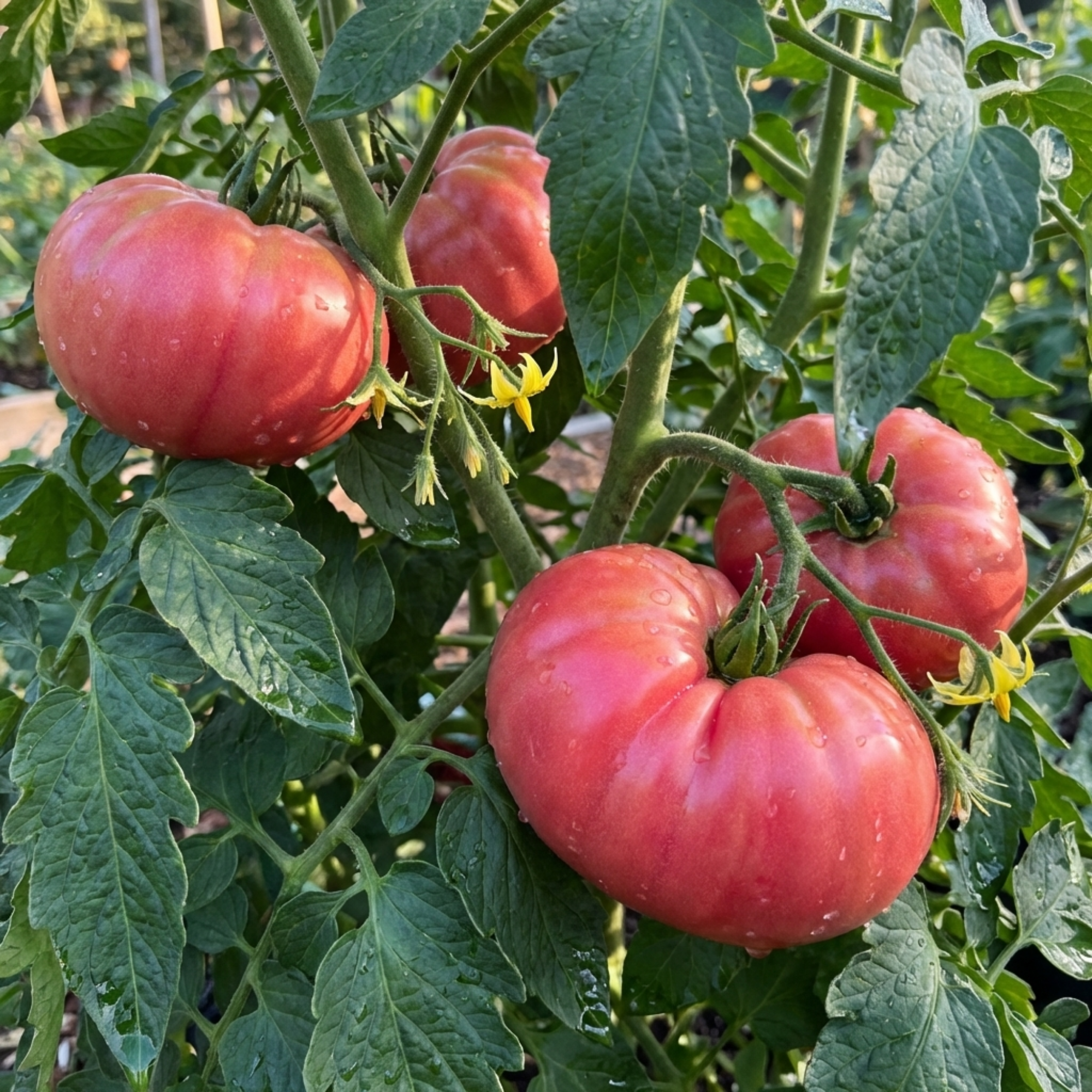 Tomato ‘Brandy Boy’ — Fruit Plant / Tender Annual, 10.5cm Pot (Set of 3 or 6)