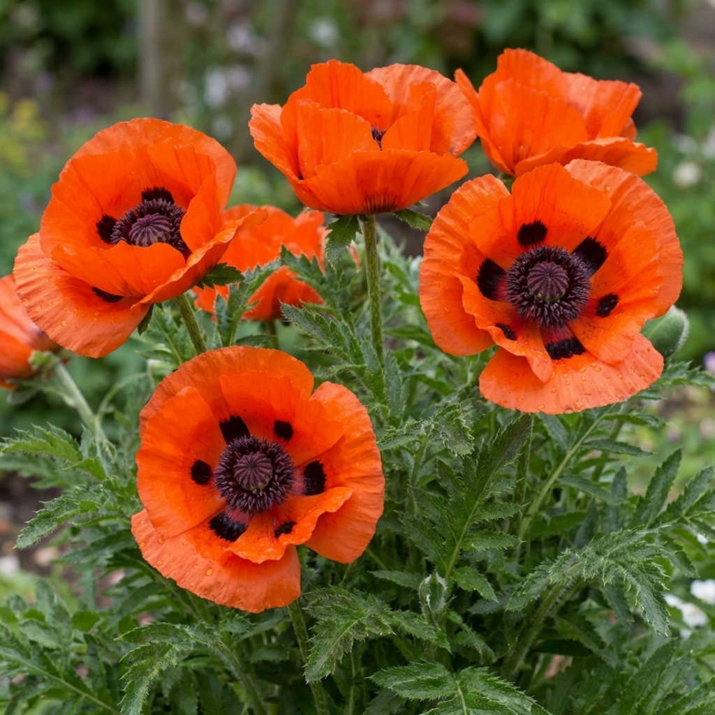 Papaver ‘Brilliant’ — Hardy Perennial, Bee-Friendly, 1L Pot (Set of 3 or 6)
