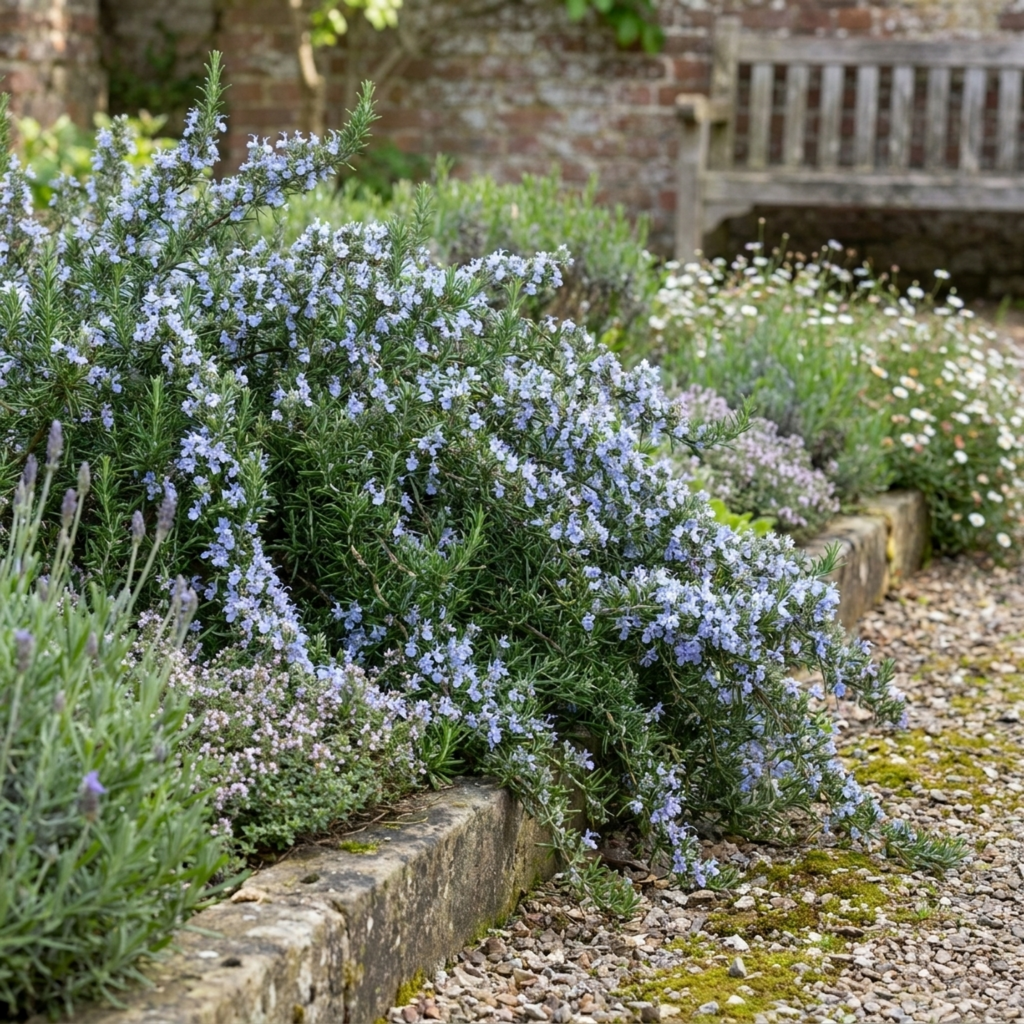 Salvia ‘Blue Rain’ — Hardy Evergreen Shrub / Herb, Bee-Friendly, 1L Pot (Set of 3 or 6)