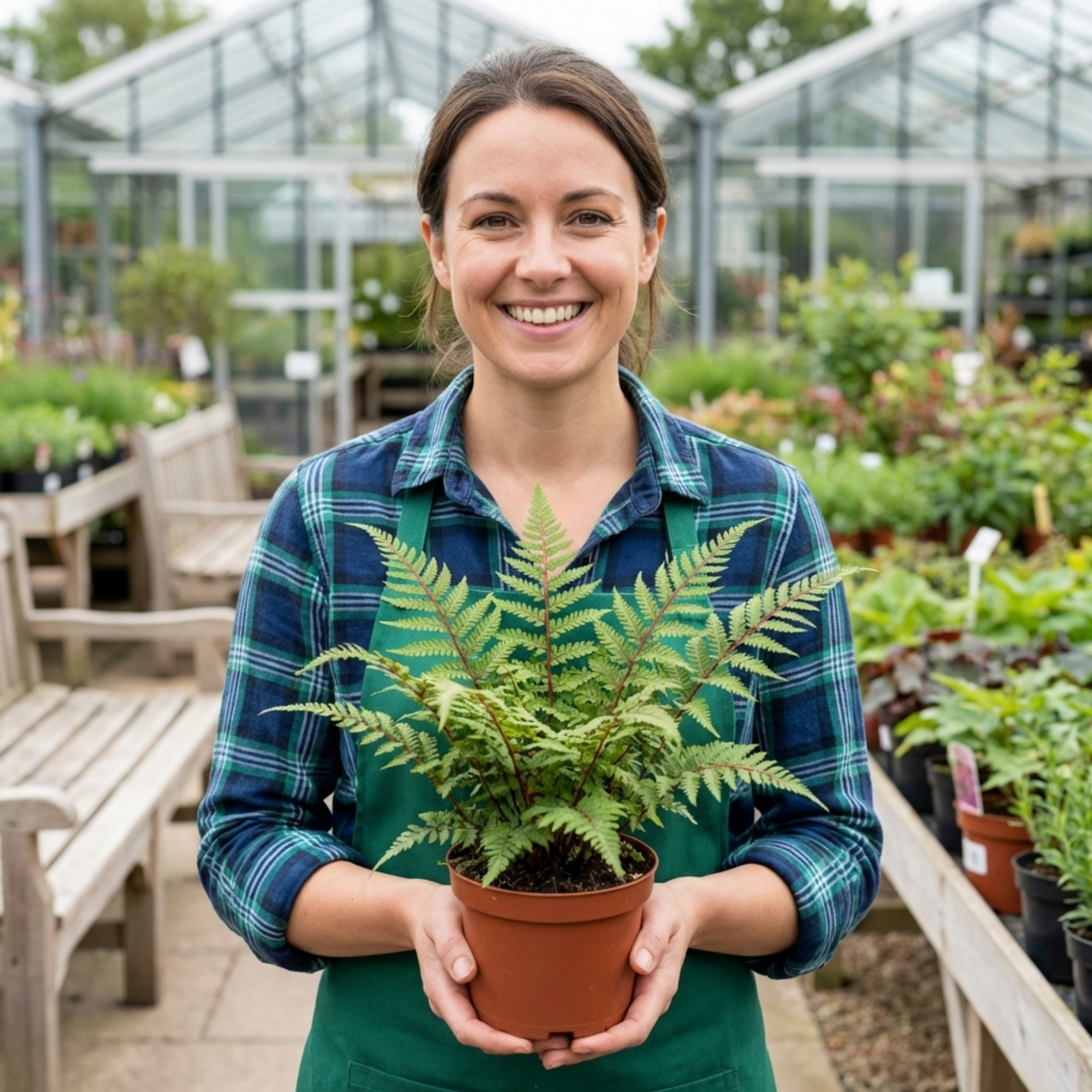 Lady ‘in Red’ — Deciduous Perennial Fern, 11cm Pot (Set of 3 or 6)