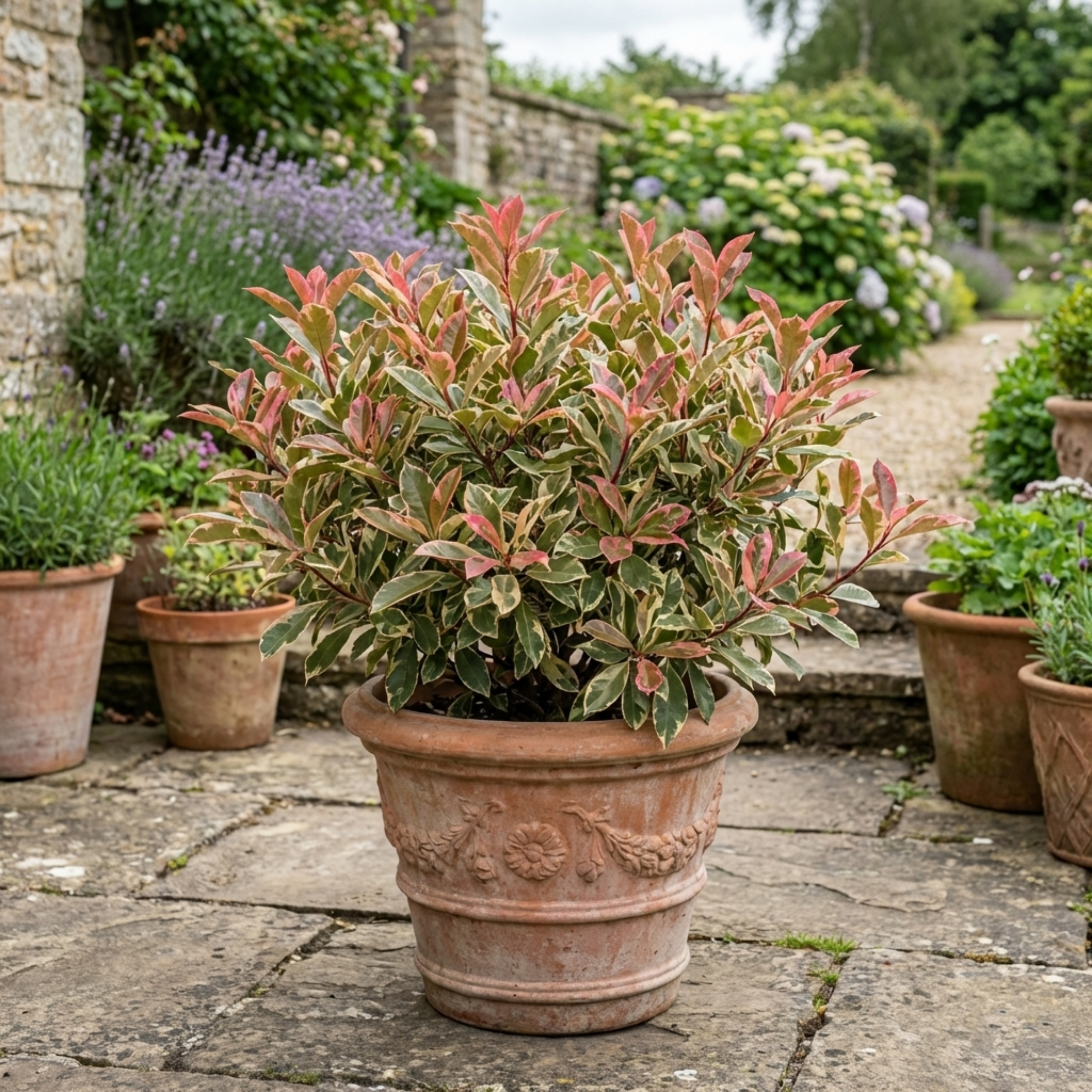 Photinia ‘Louise’ — Evergreen Shrub, Bee-Friendly, 7.5L Pot