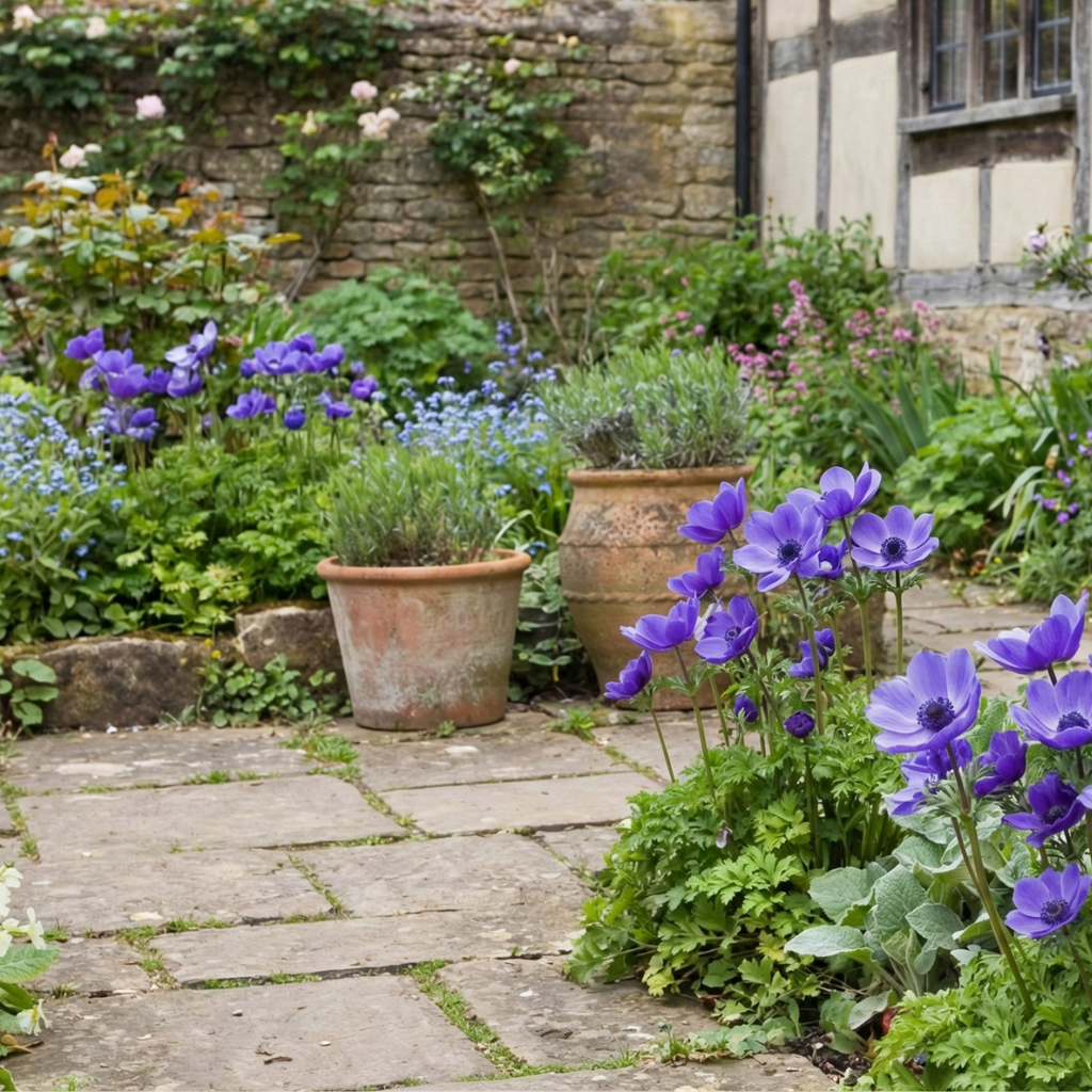 Anemone 'Harmony Blue' — Hardy Perennial, 1L Pot (Set of 3 or 6)