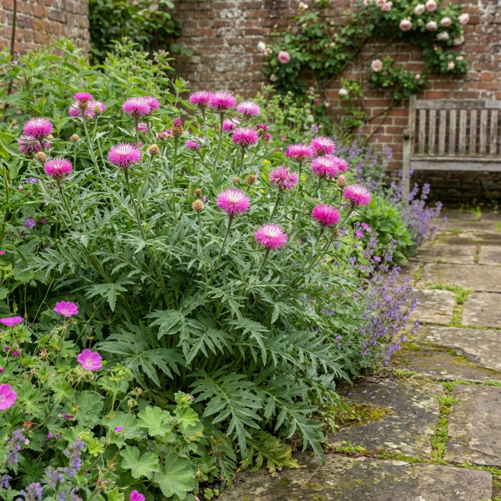 Centaurea ‘Bright Rose’ — Hardy Herbaceous Perennial, Bee-Friendly, 1L Pot (Set of 3 or 6)