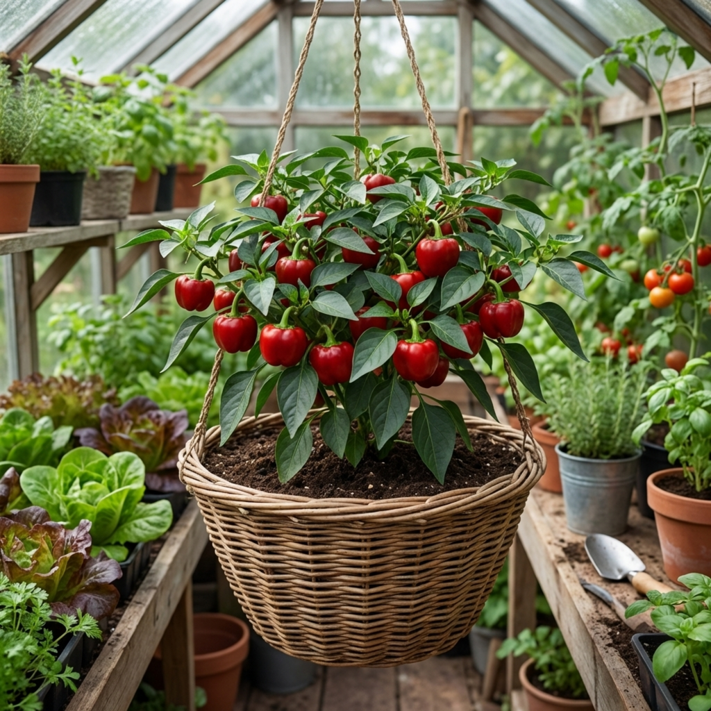 Sweet ‘Pepper Redskin’ — Tender Annual Vegetable, 10.5cm Pot (Set of 3 or 6)
