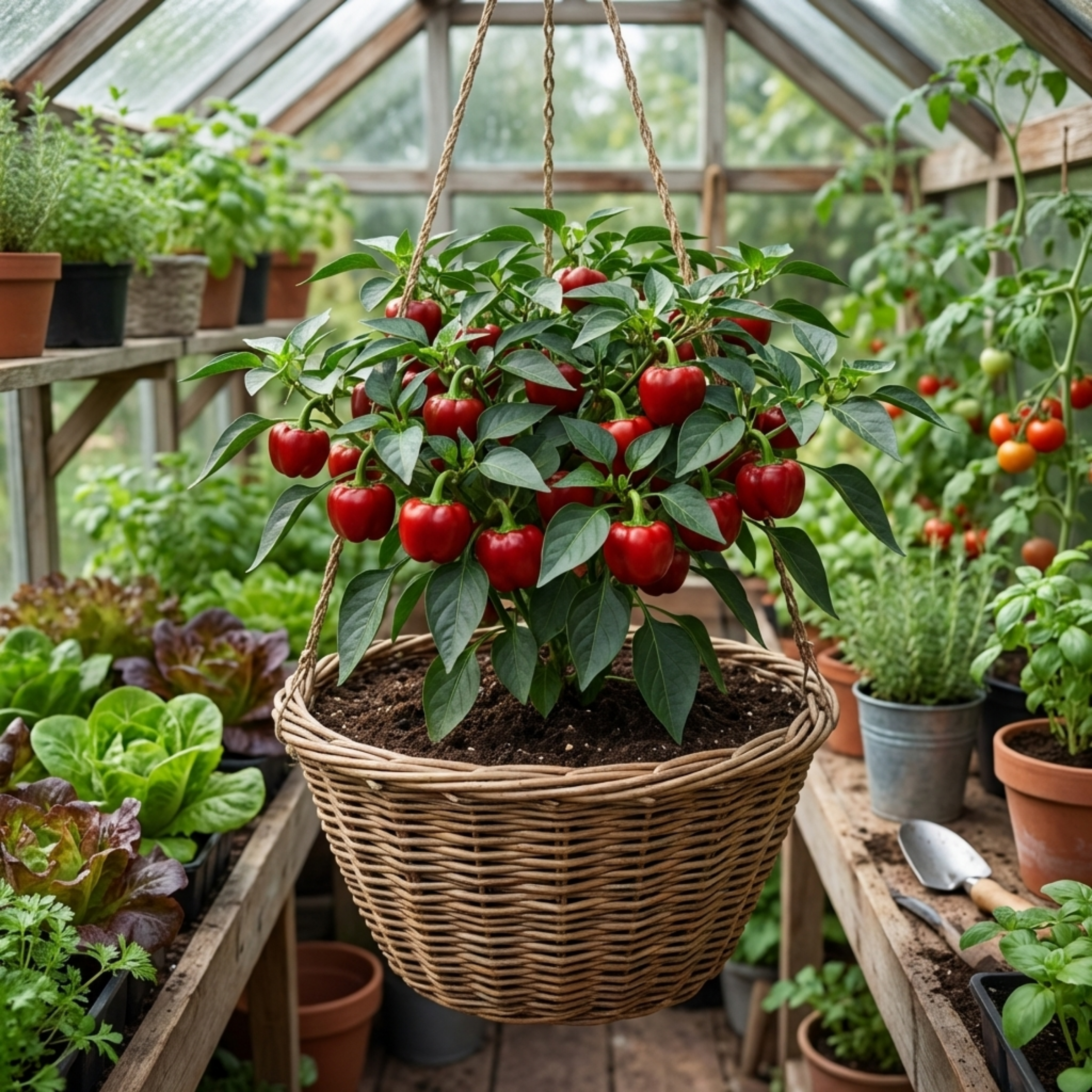 Sweet ‘Pepper Redskin’ — Tender Annual Vegetable, 10.5cm Pot (Set of 3 or 6)