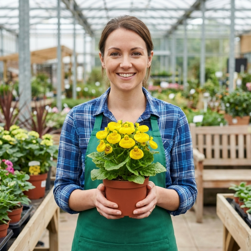 Calceolaria ‘Yellow’ — Hardy Perennial, 1L Pot (Set of 3 or 6)